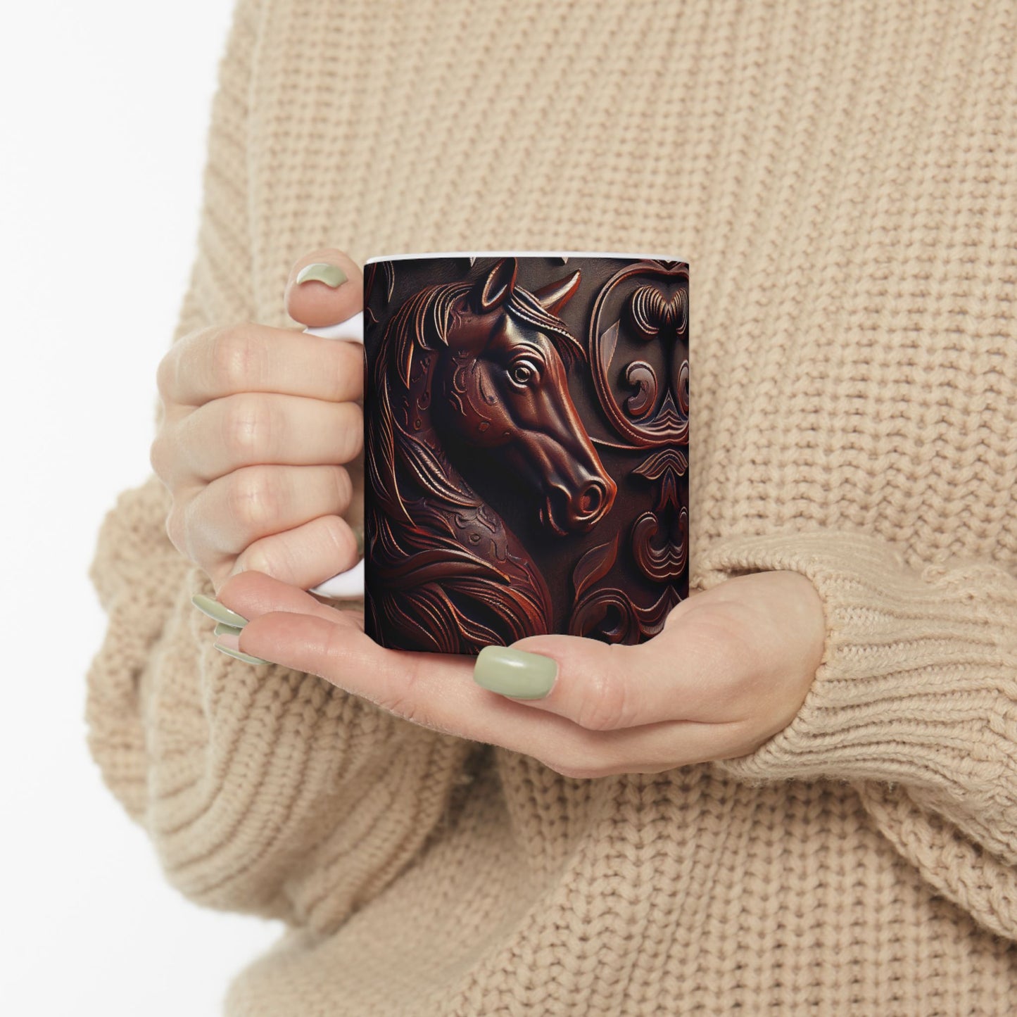 Ceramic Mug, (11oz,)