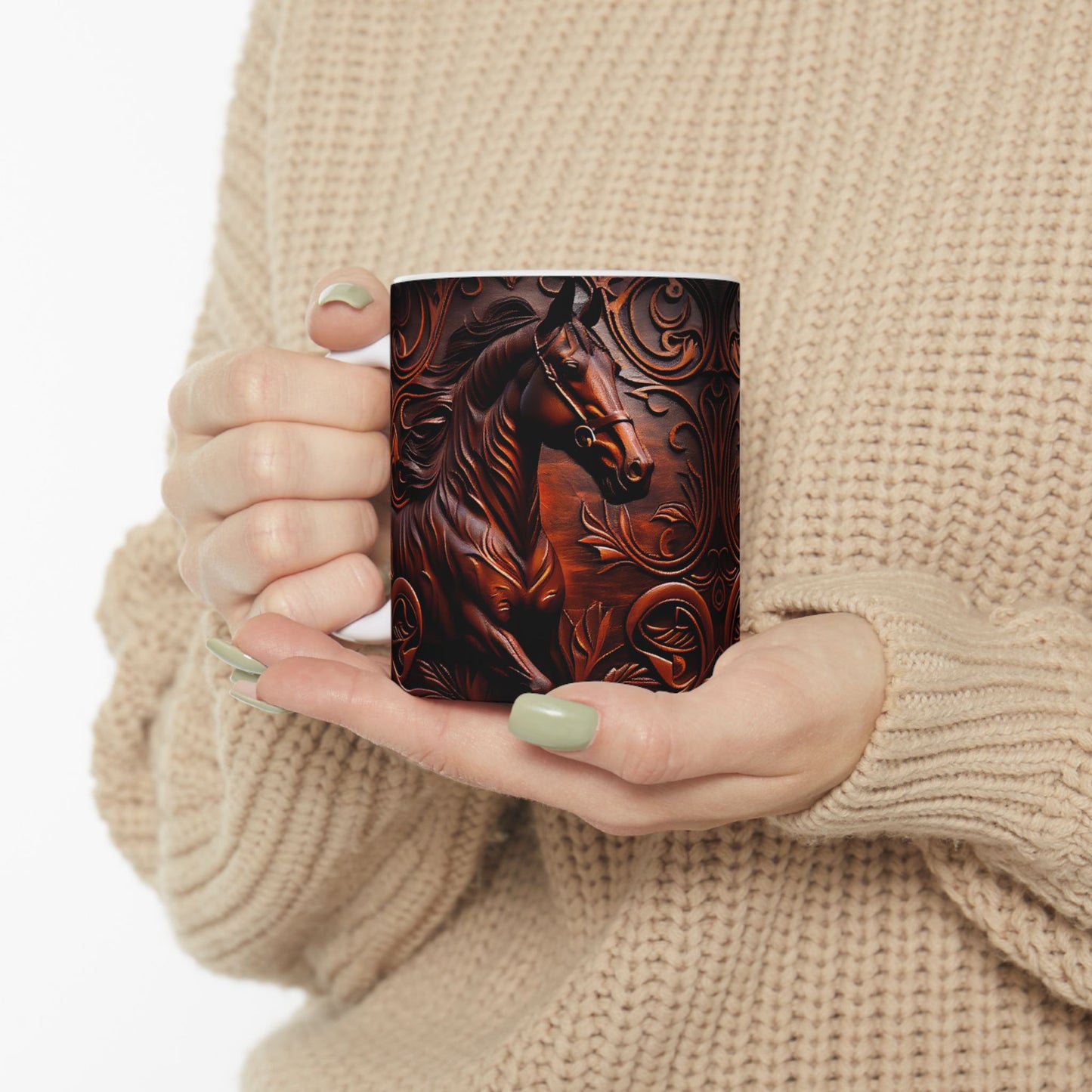 Ceramic Mug, (11oz,)