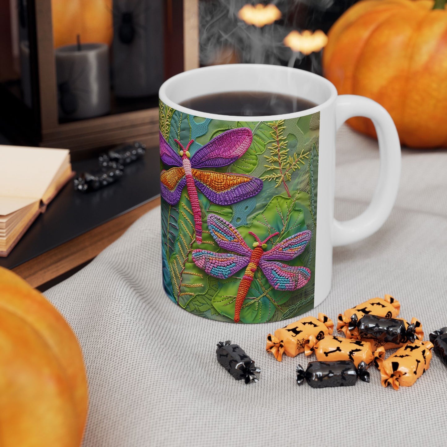 JAFFIRMATIONS, Custom ceramic11oz designer coffee and tea cups