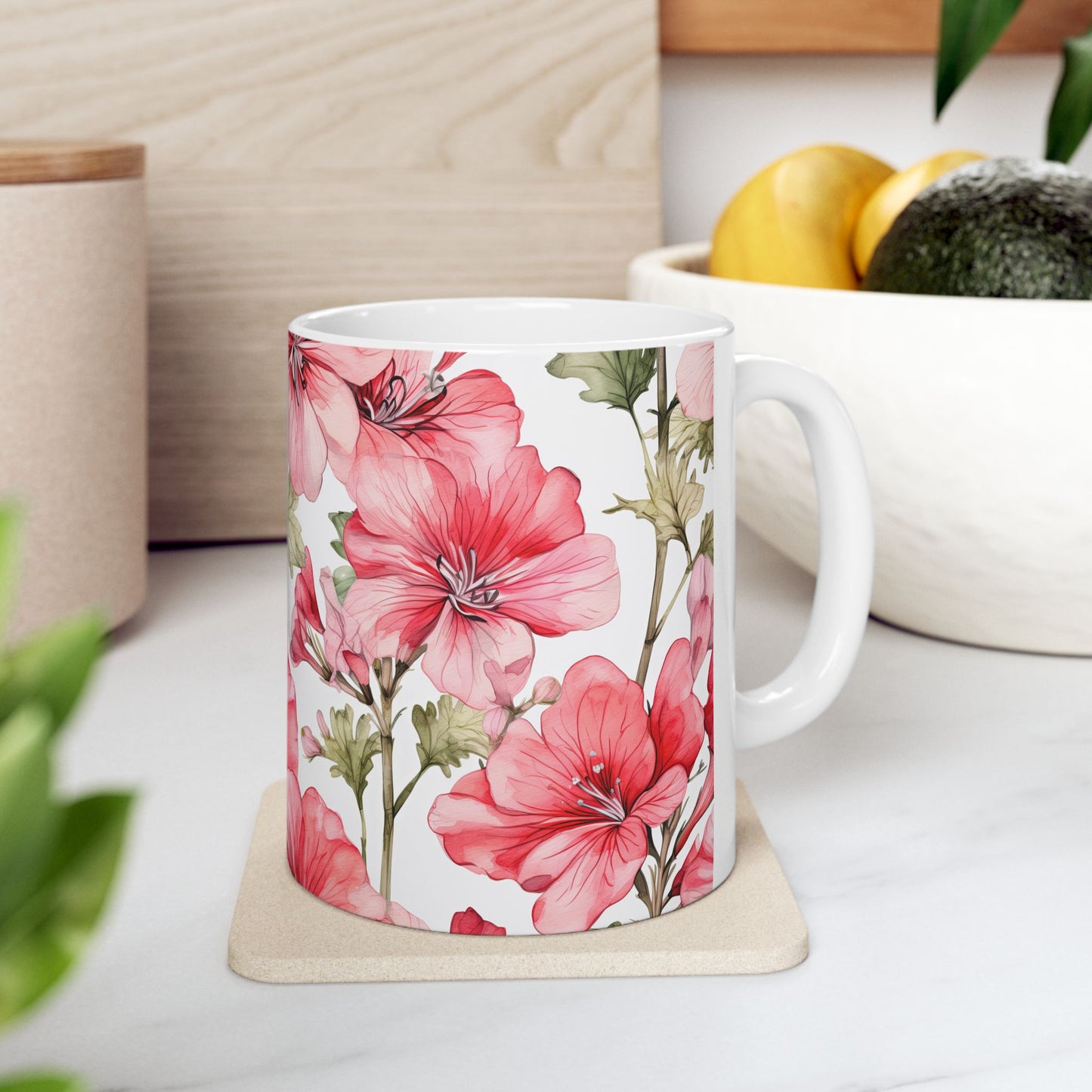 JAFFIRMATIONS, Custom ceramic11oz designer coffee and tea cups