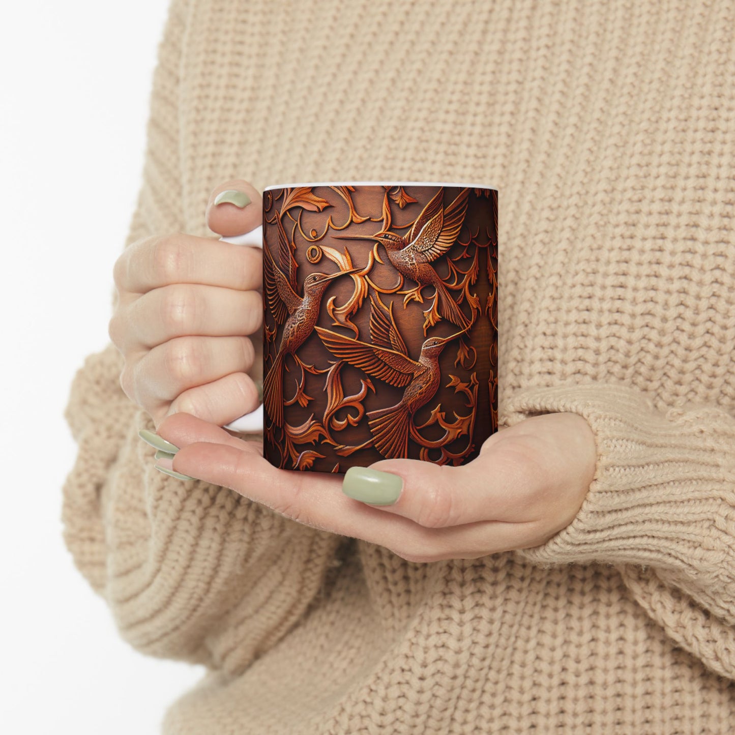 Ceramic Mug, (11oz,)