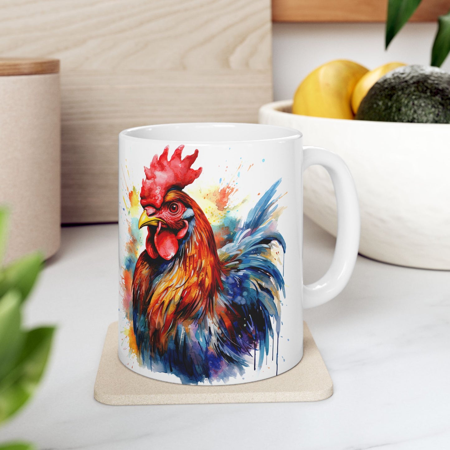 Ceramic Mug, (11oz, )