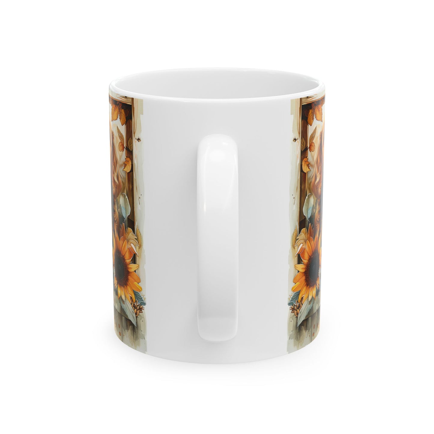 Ceramic Mug, (11oz,)