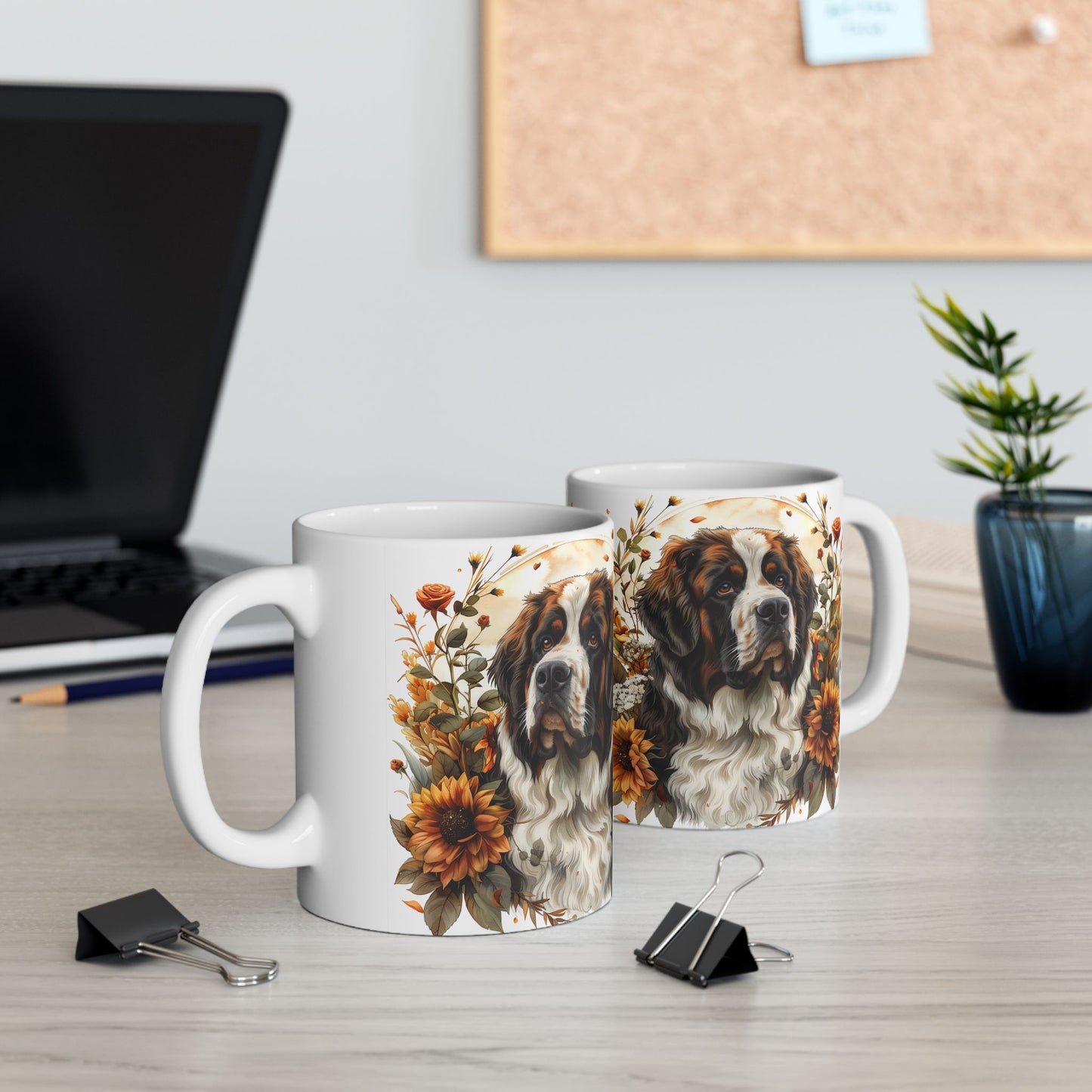 Ceramic Mug, (11oz,)