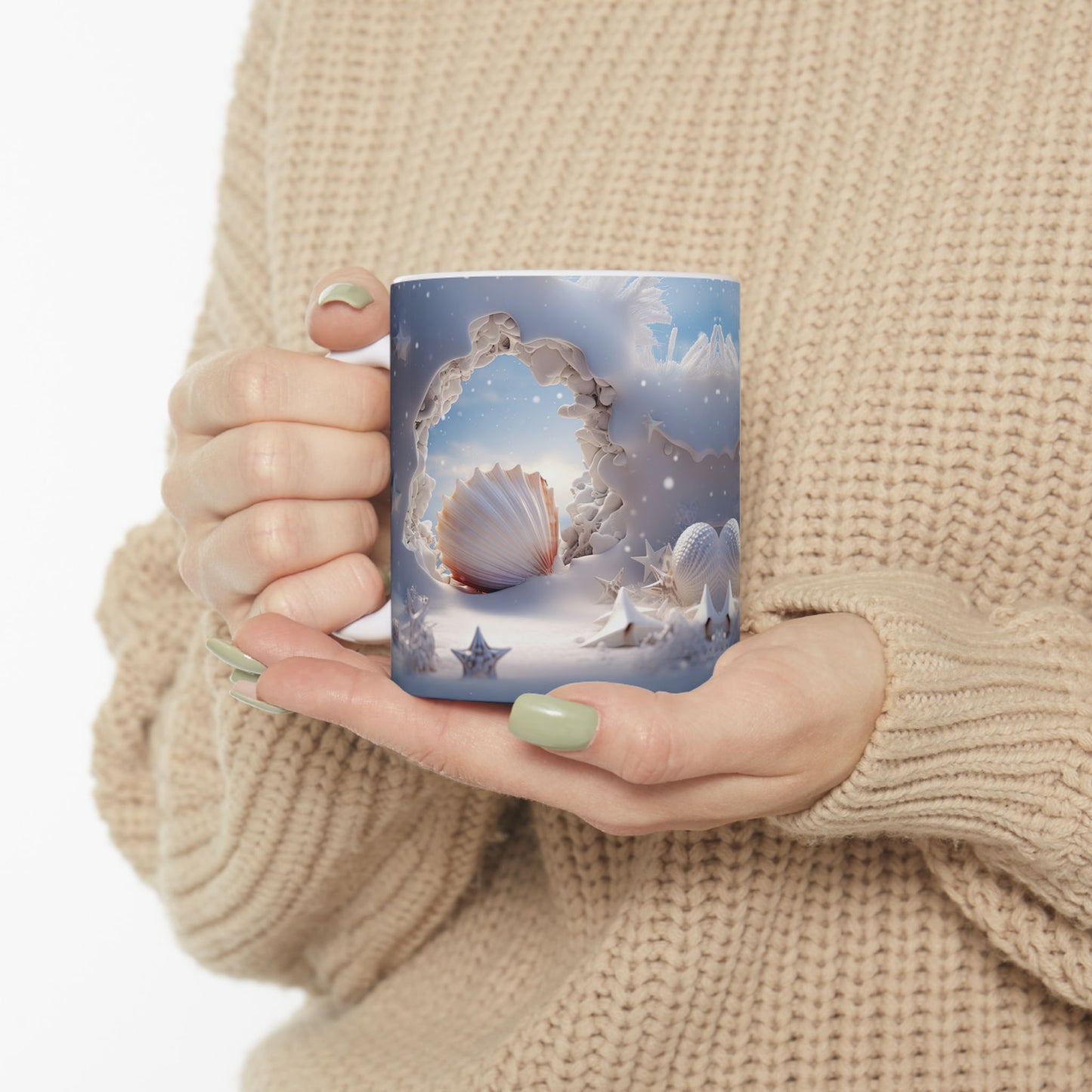 Ceramic Mug, (11oz,)