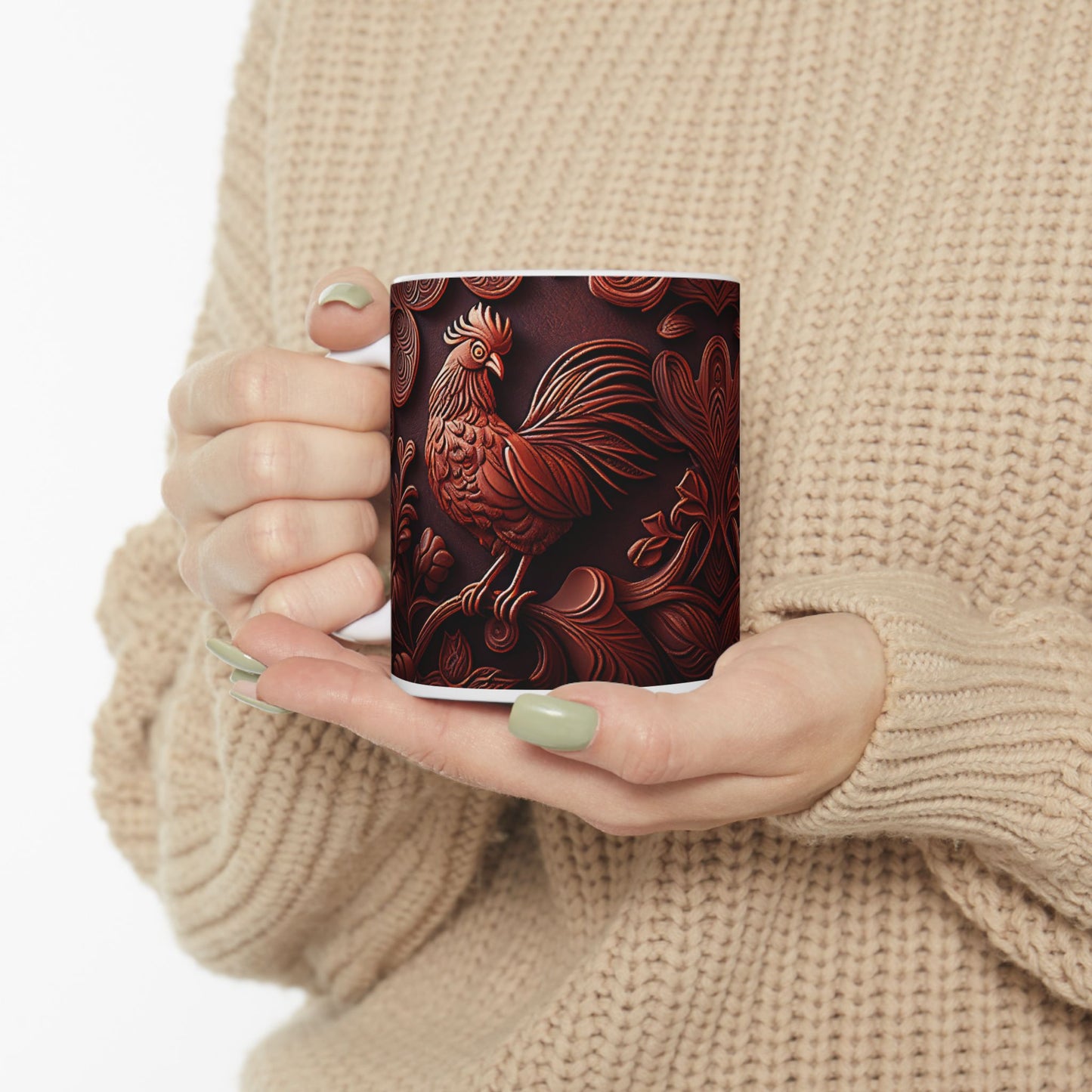 Ceramic Mug, (11oz,)