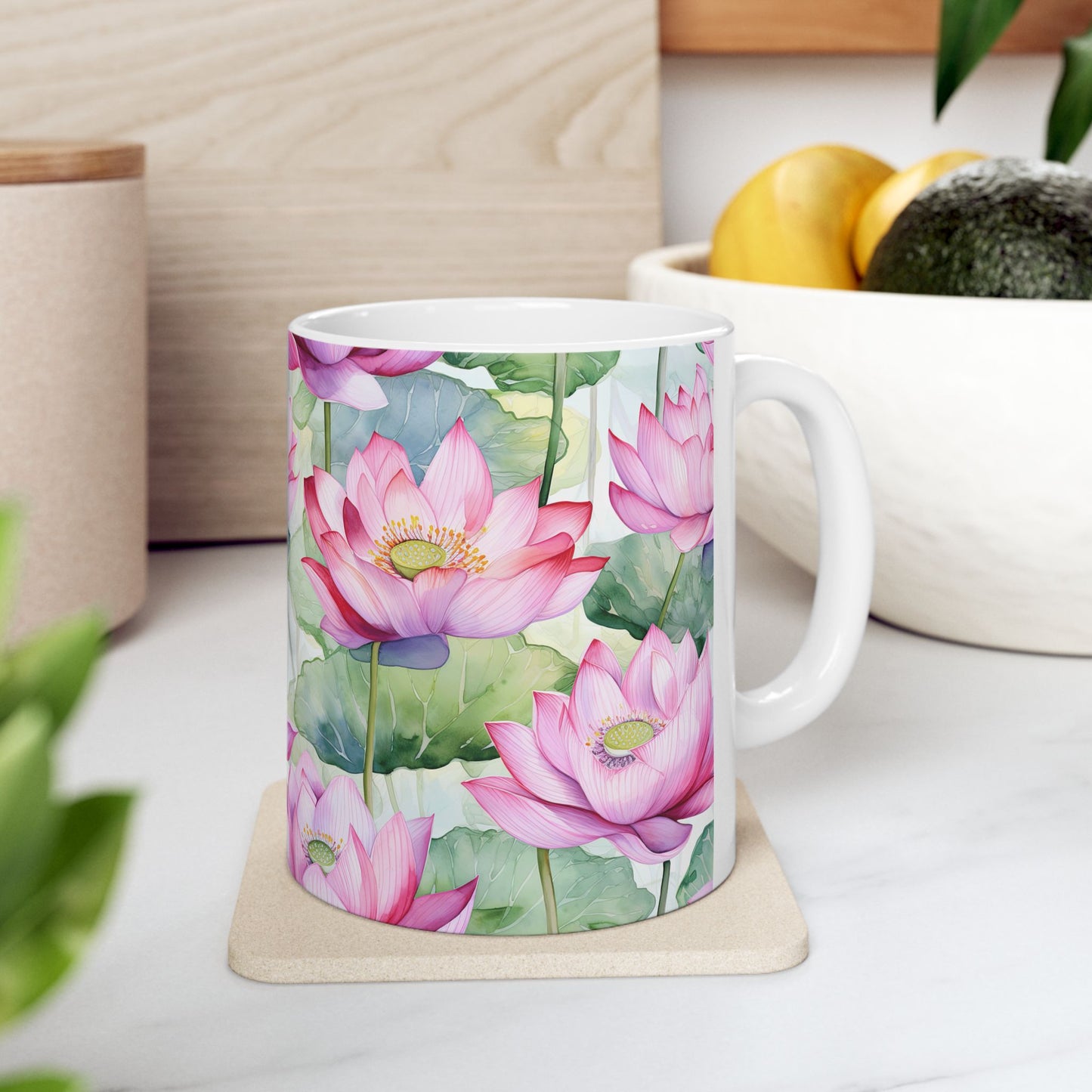 JAFFIRMATIONS, Custom ceramic11oz designer coffee and tea cups