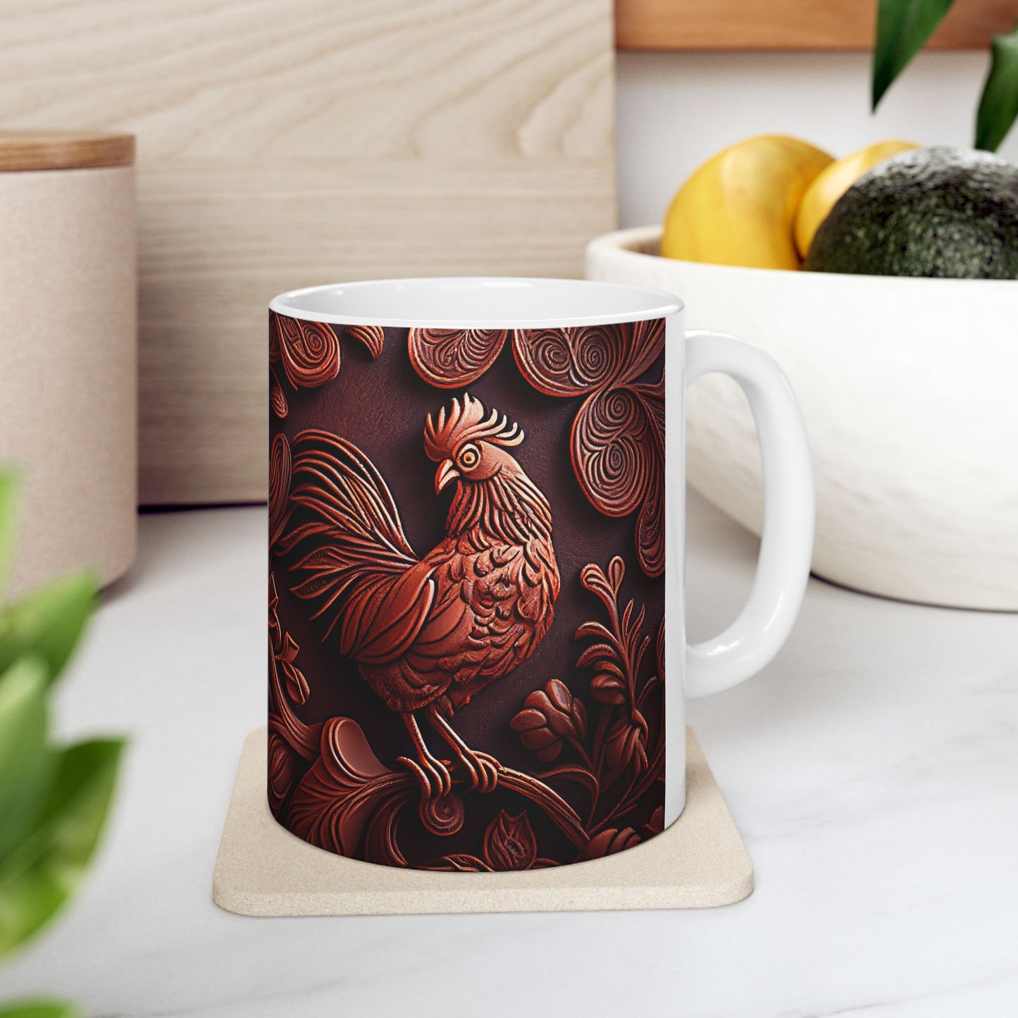 JAFFIRMATIONS, Custom ceramic11oz designer coffee and tea cups