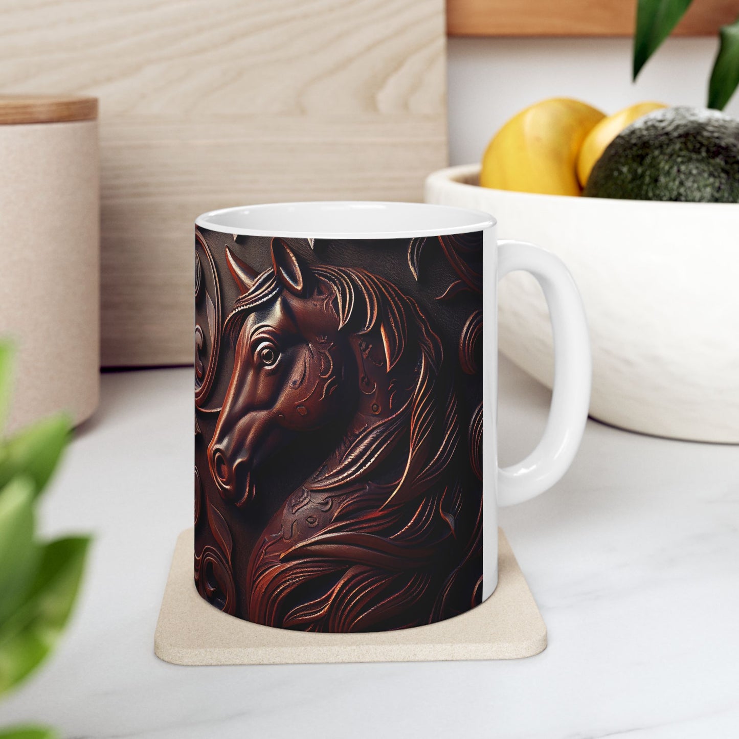 Ceramic Mug, (11oz,)