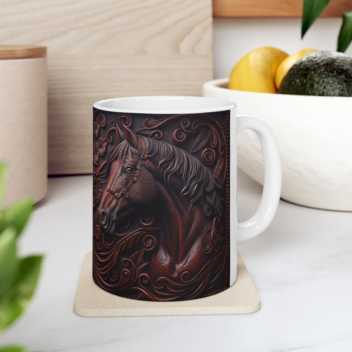 Ceramic Mug, (11oz,)