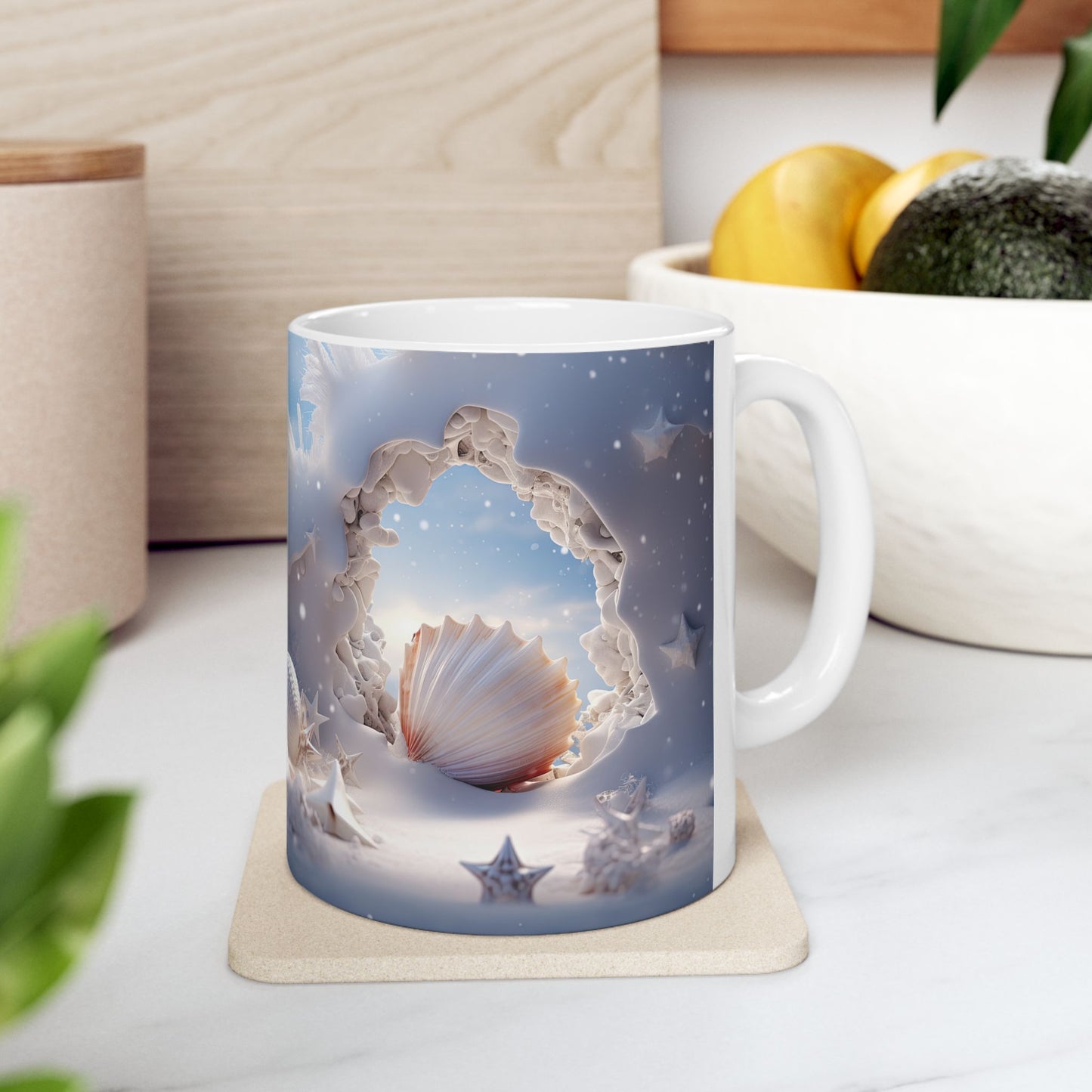 Ceramic Mug, (11oz,)