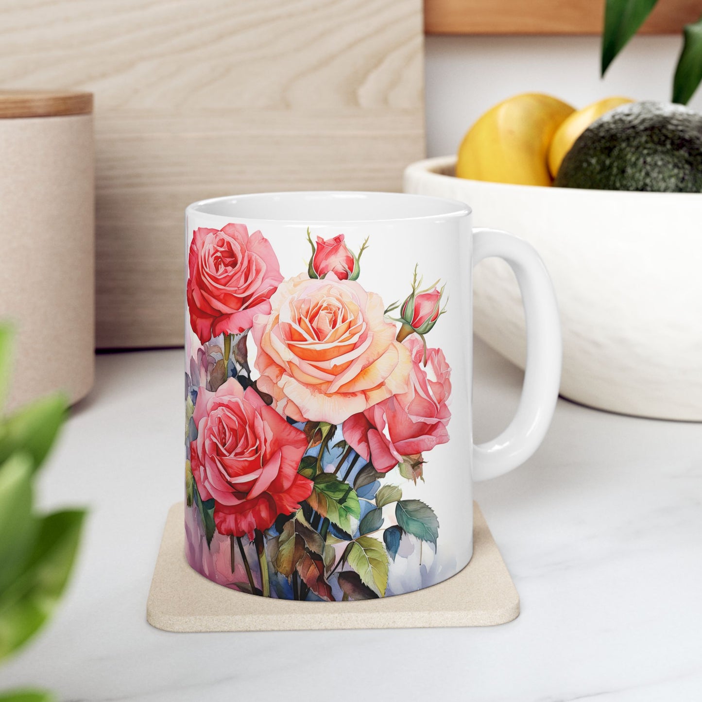 Ceramic Mug, (11oz,