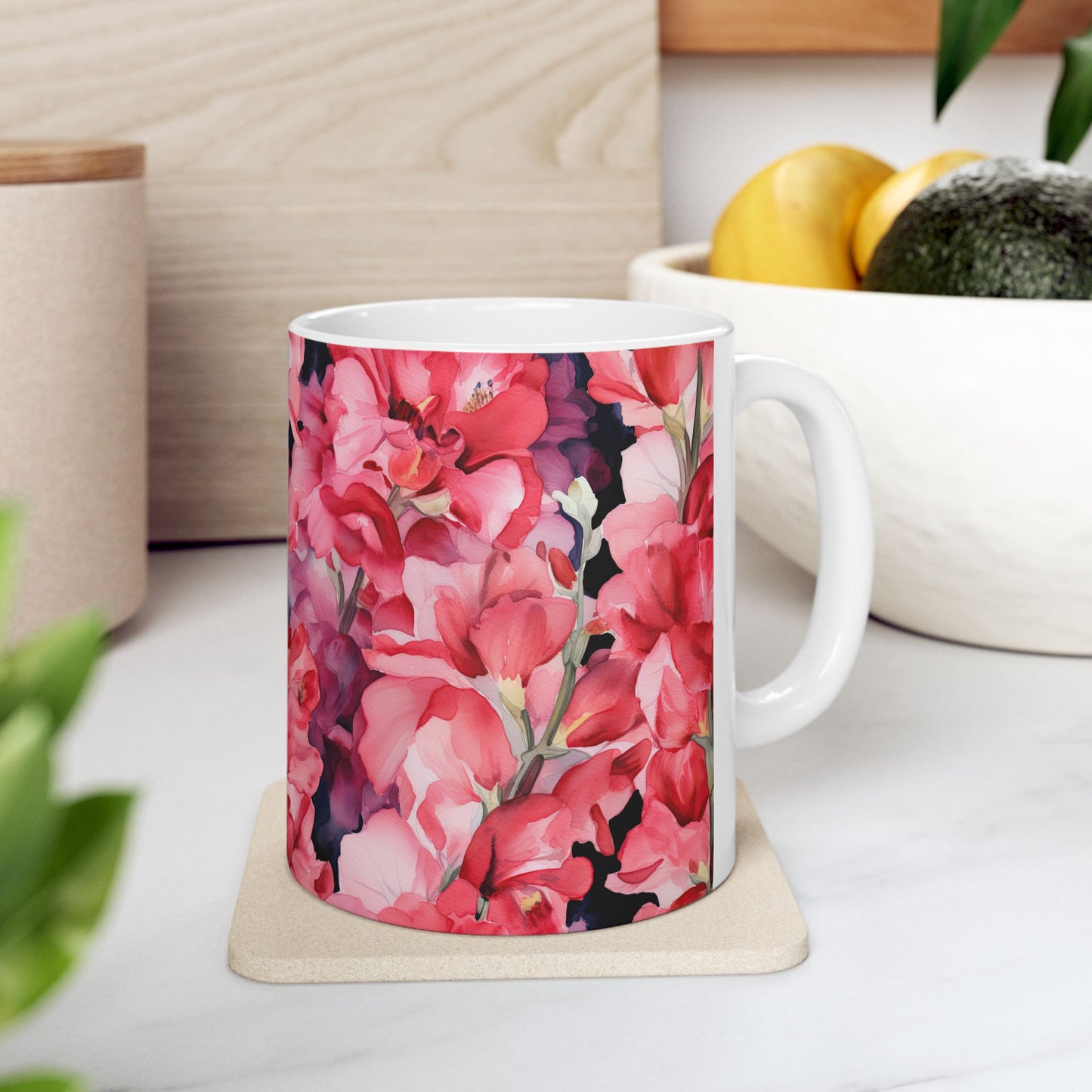 JAFFIRMATIONS, Custom ceramic11oz designer coffee and tea cups