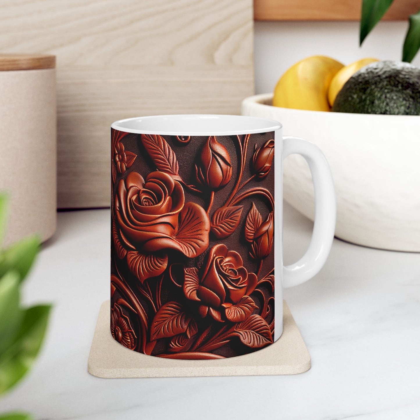 JAFFIRMATIONS, Custom ceramic11oz designer coffee and tea cups