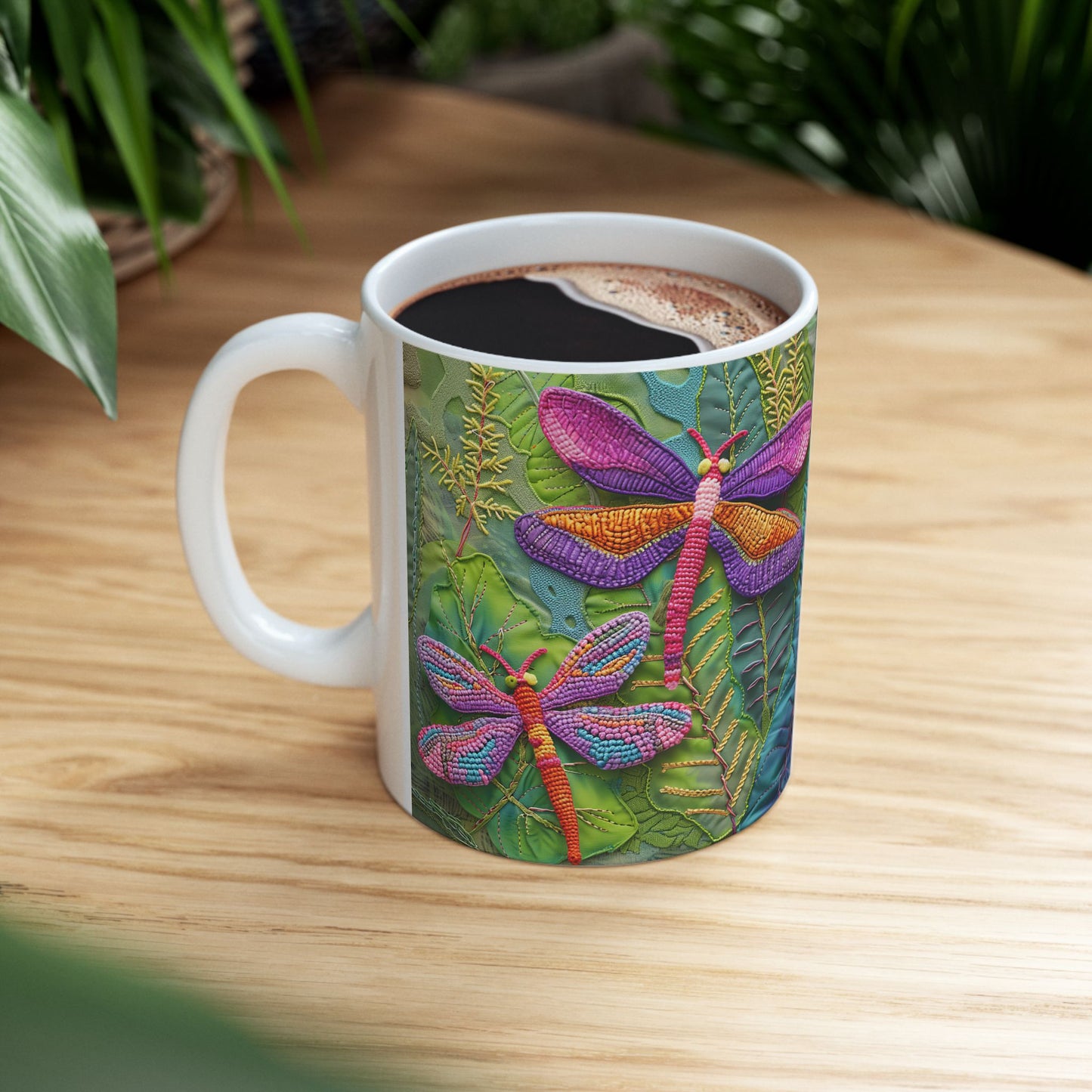 JAFFIRMATIONS, Custom ceramic11oz designer coffee and tea cups