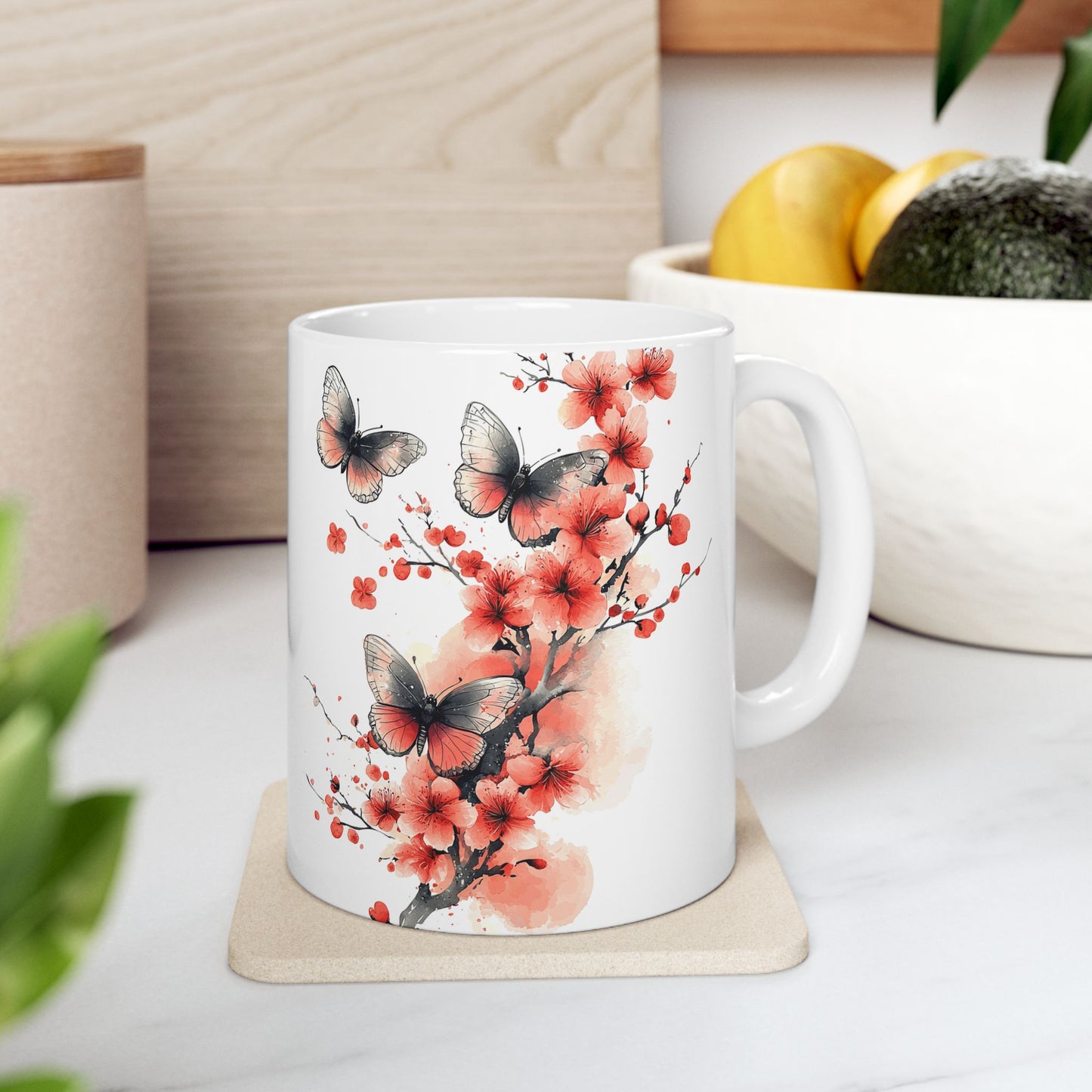 JAFFIRMATIONS, Custom ceramic11oz designer coffee and tea cups