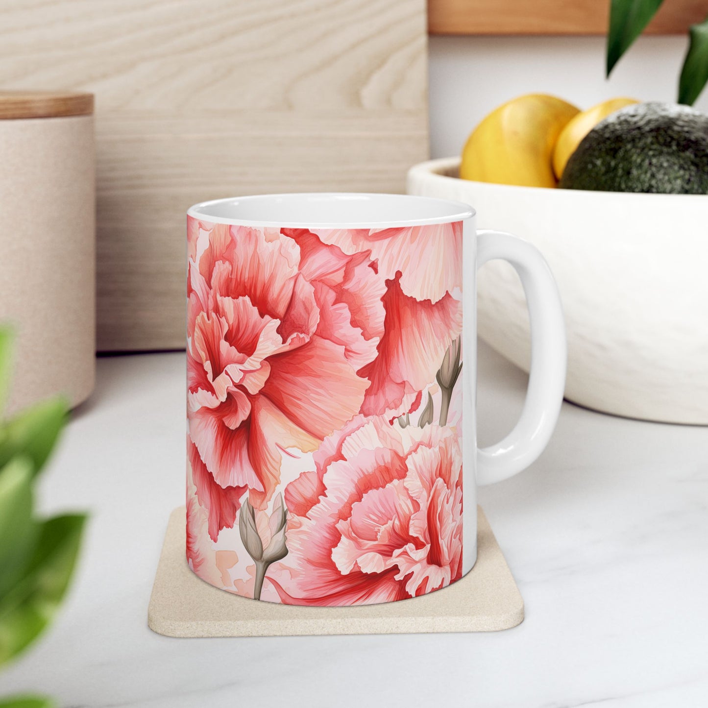 JAFFIRMATIONS, Custom ceramic11oz designer coffee and tea cups