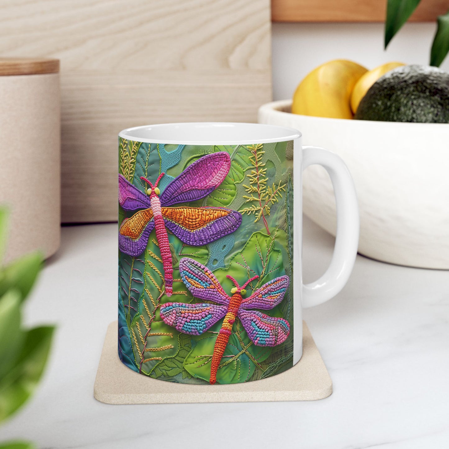 JAFFIRMATIONS, Custom ceramic11oz designer coffee and tea cups