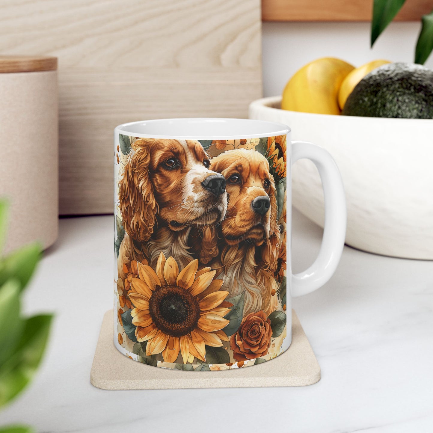 Ceramic Mug, (11oz,)