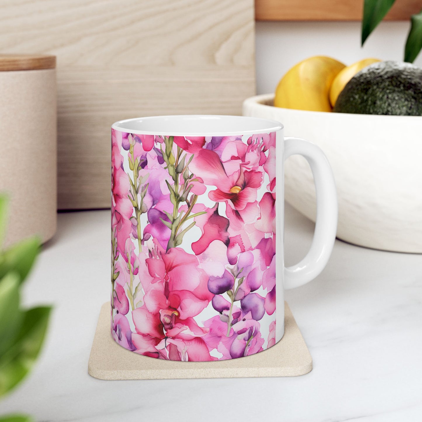 JAFFIRMATIONS, Custom ceramic11oz designer coffee and tea cups