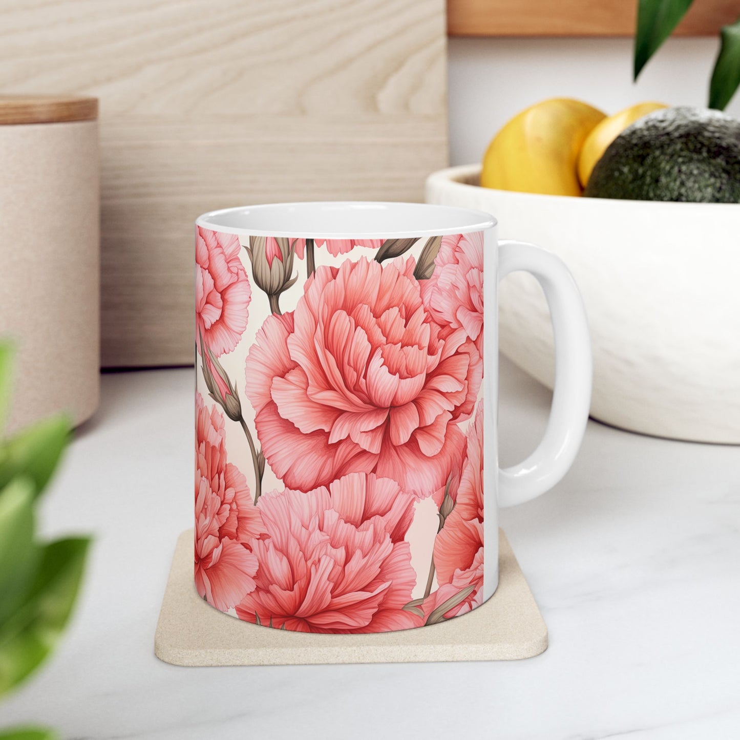 JAFFIRMATIONS, Custom ceramic11oz designer coffee and tea cups