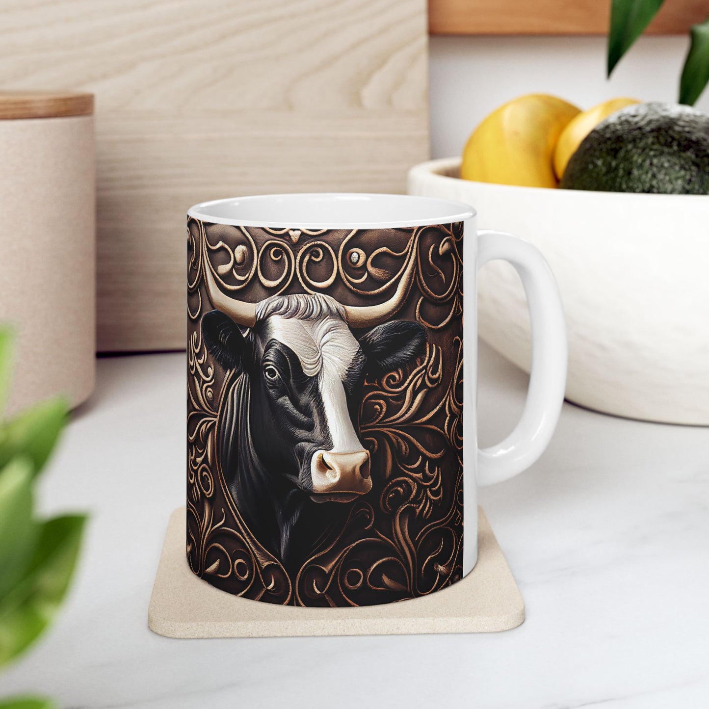 Ceramic Mug, (11oz,)