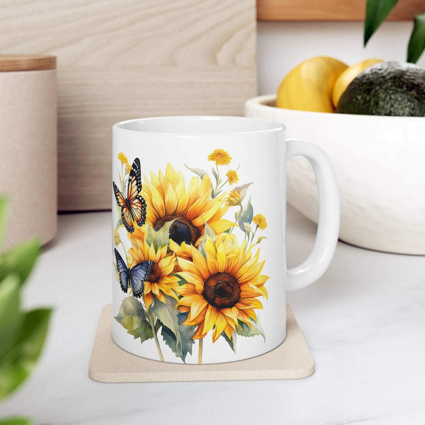 Ceramic Mug, (11oz,)