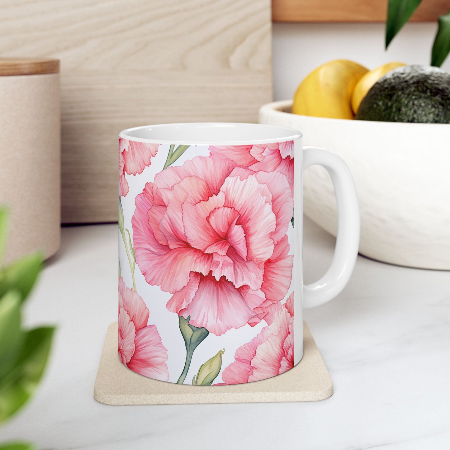 JAFFIRMATIONS, Custom ceramic11oz designer coffee and tea cups