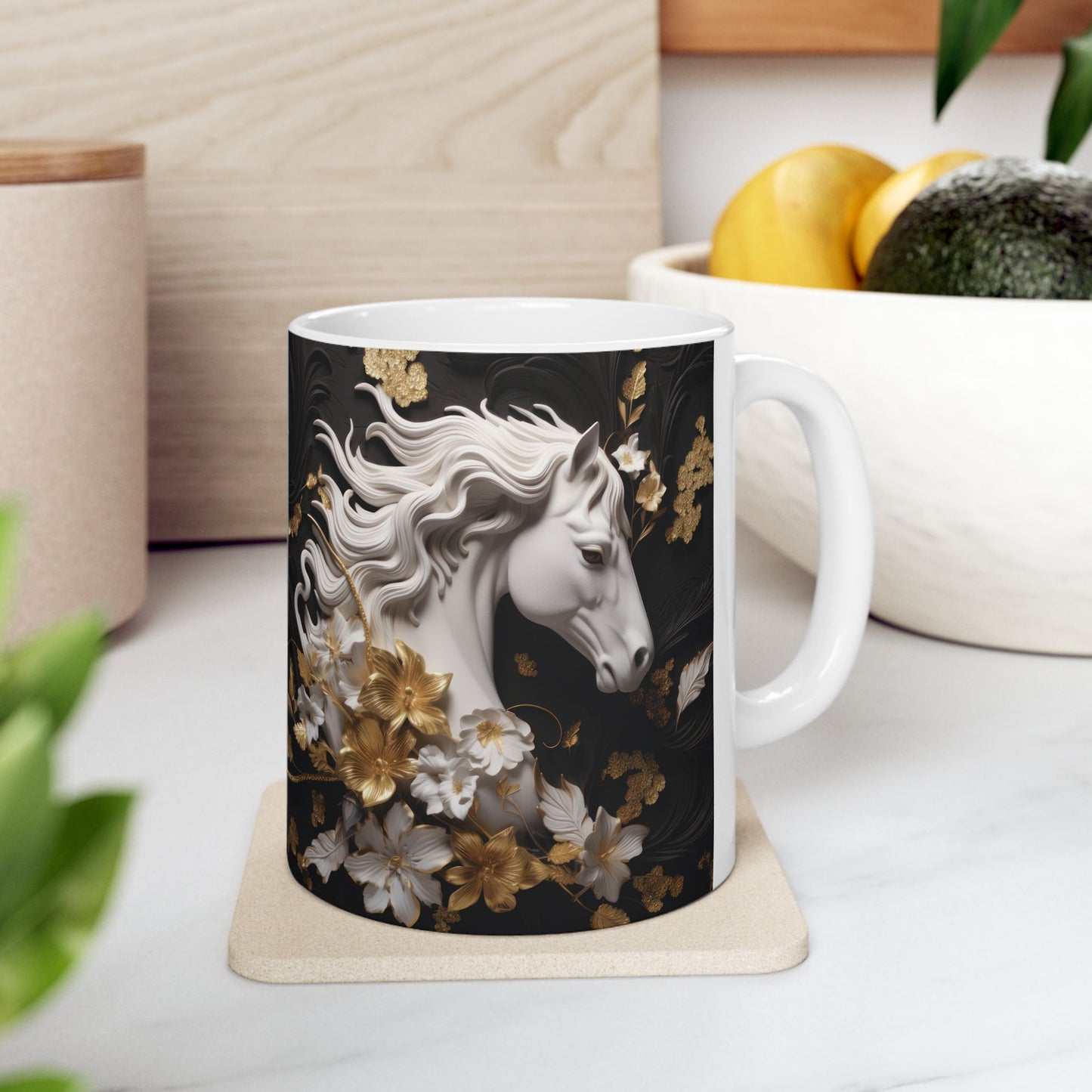 Ceramic Mug, (11oz, )