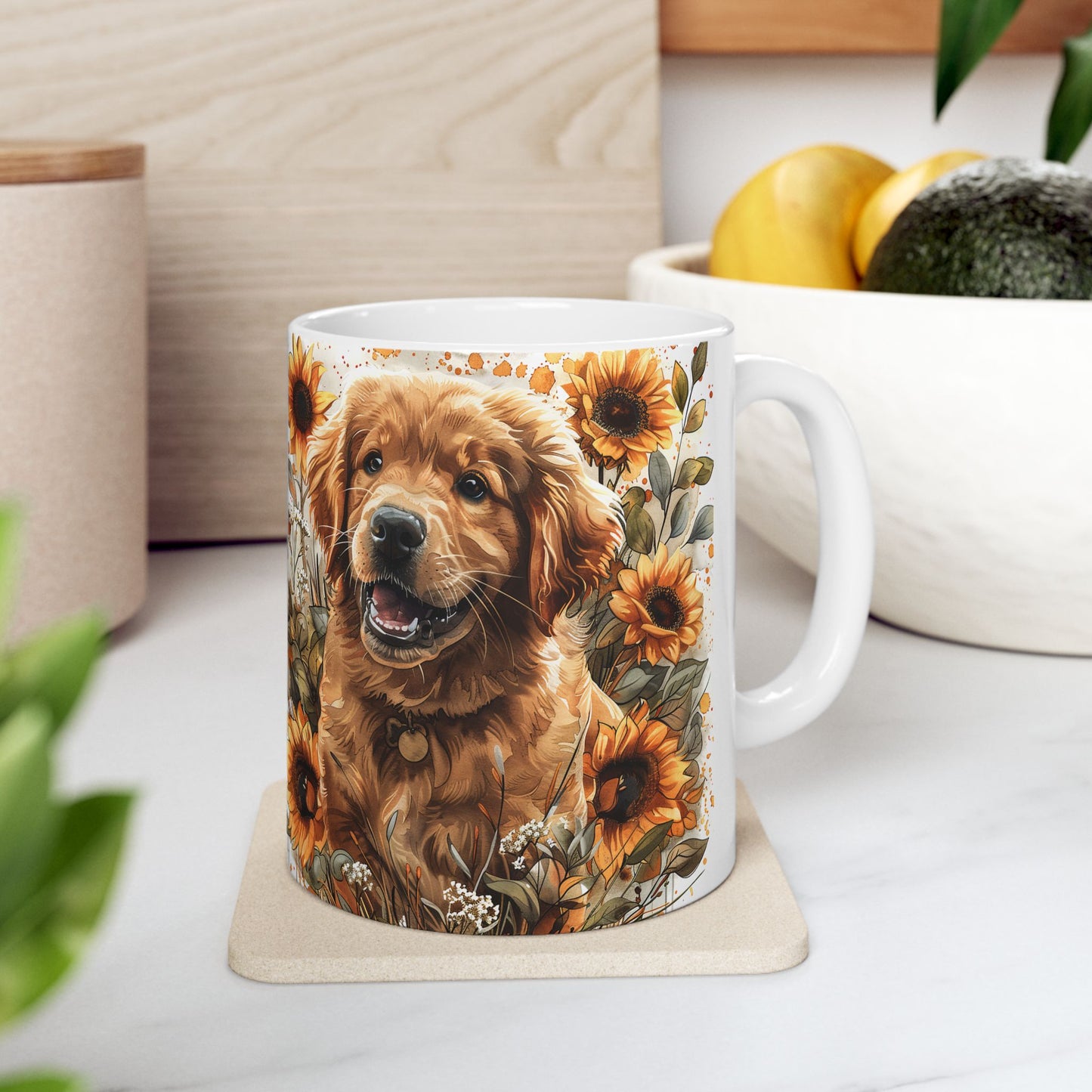 Ceramic Mug, (11oz,)