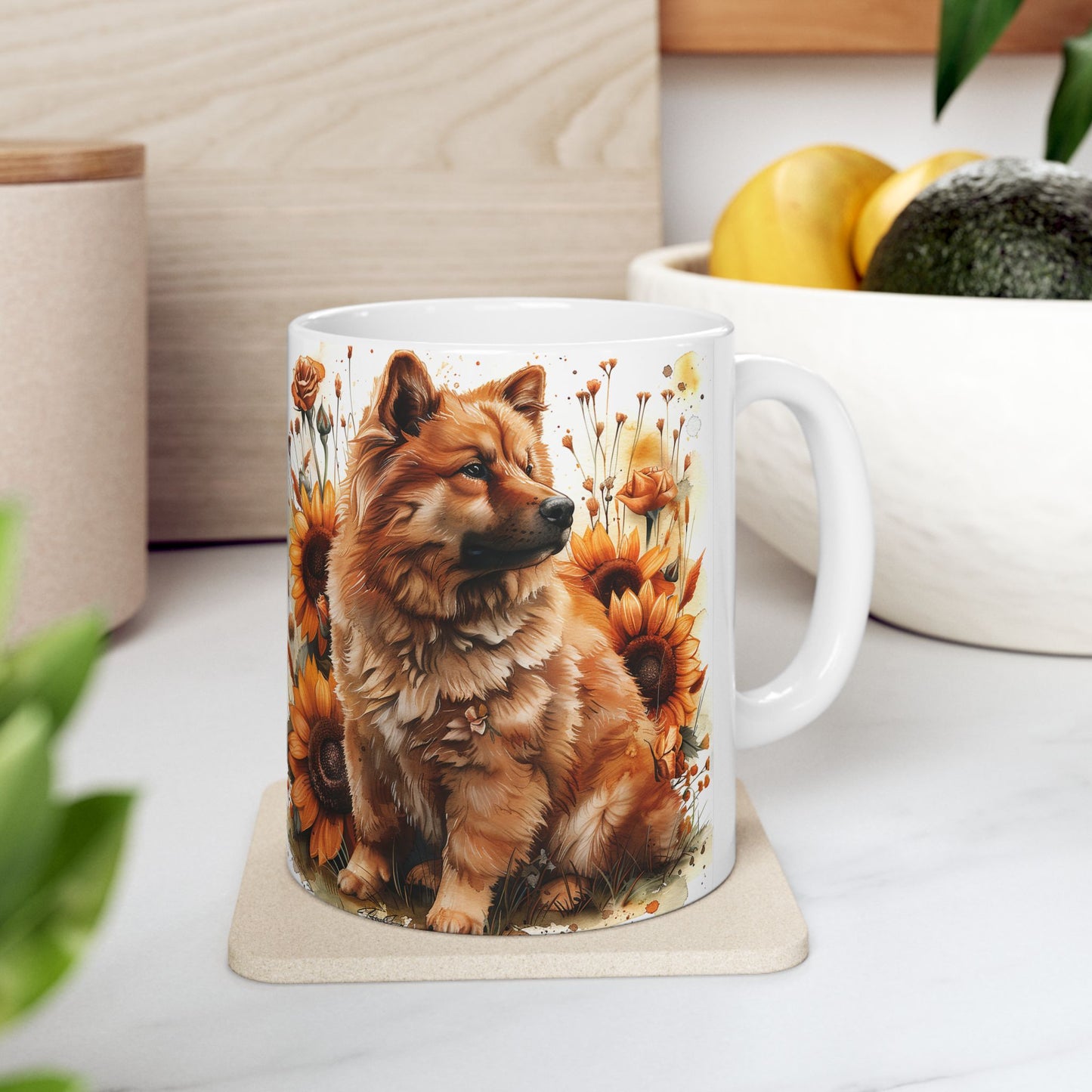 Ceramic Mug, (11oz,)