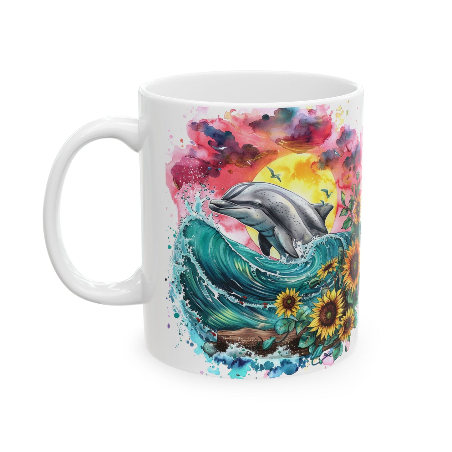 Ceramic Mug, (11oz, )