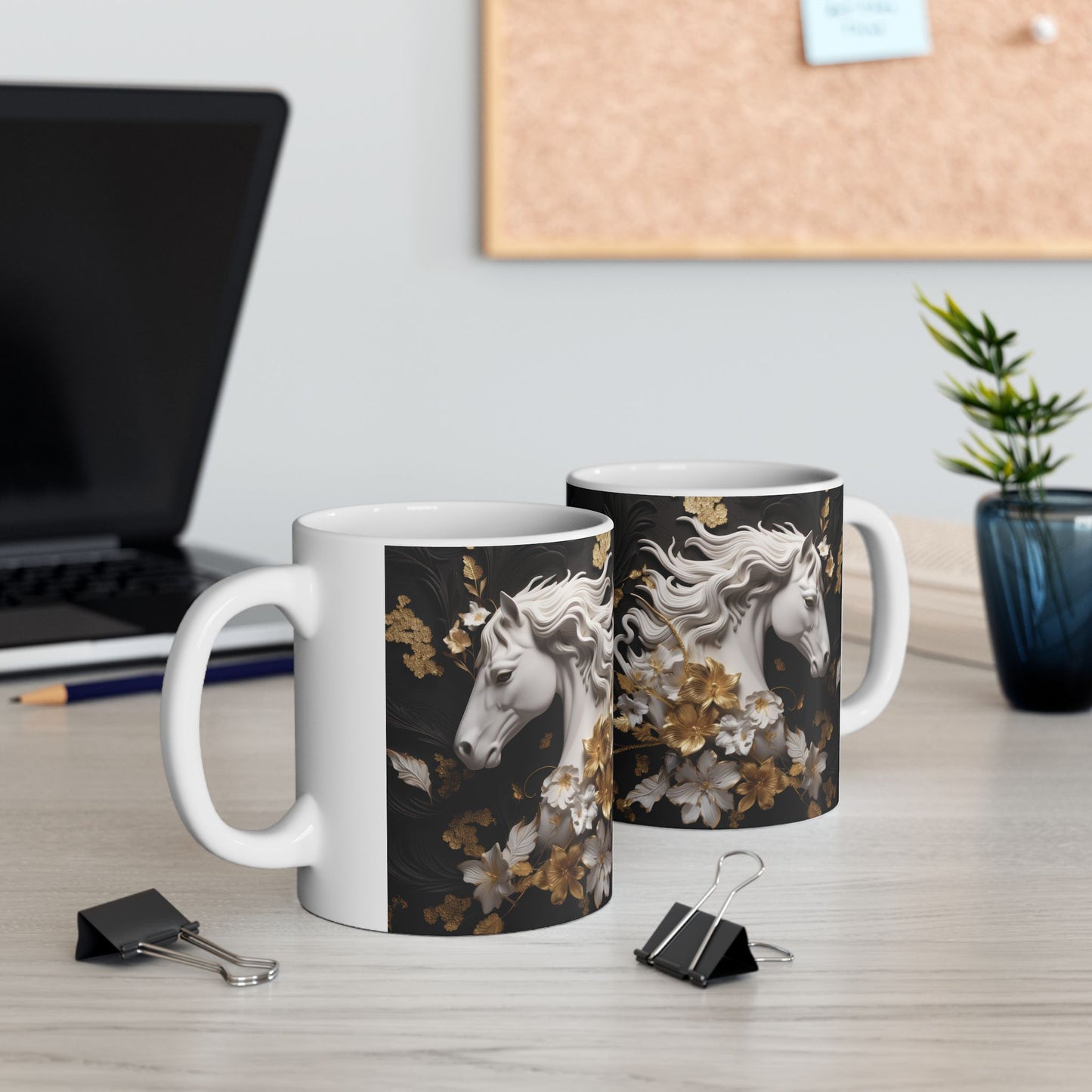 Ceramic Mug, (11oz, )