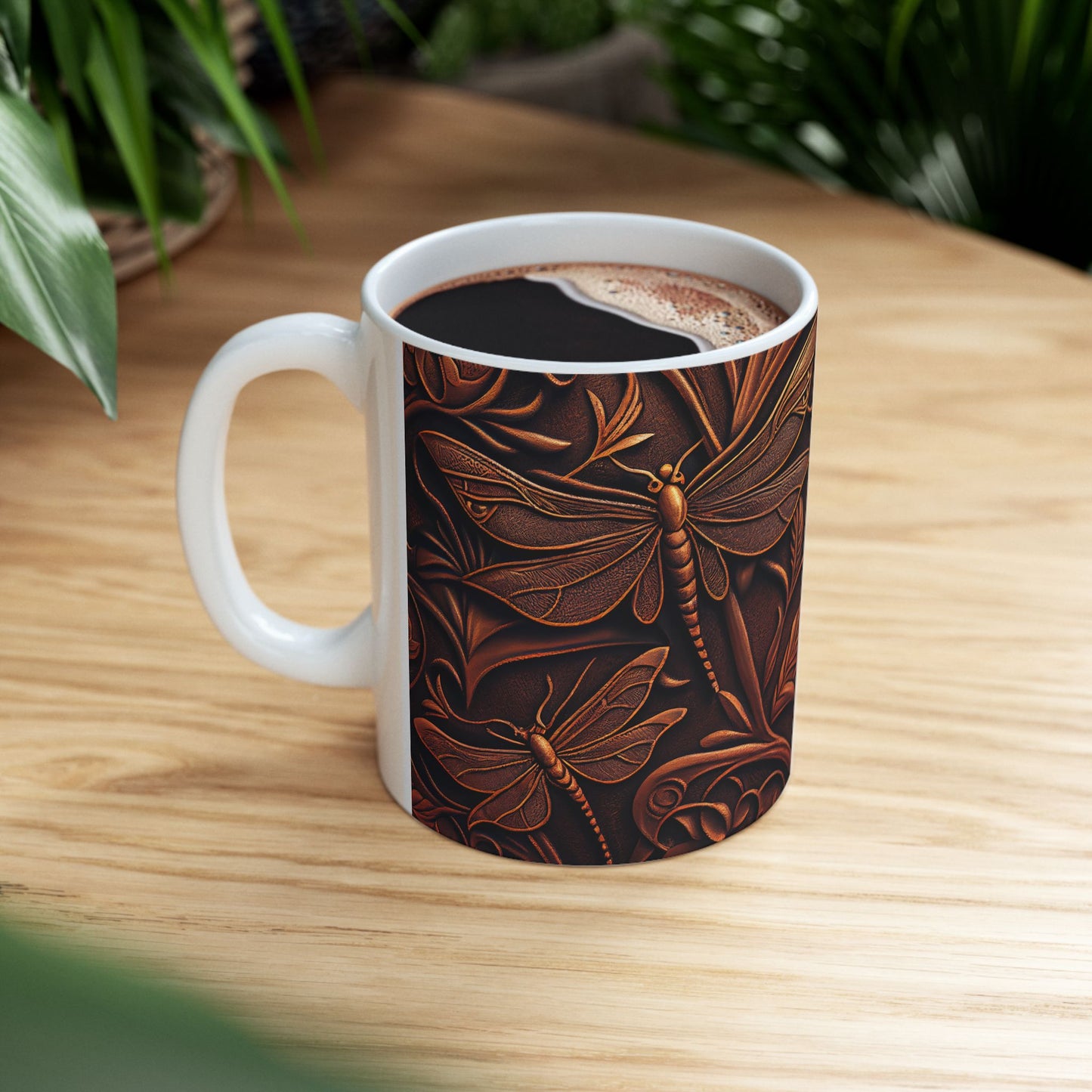 JAFFIRMATIONS, Custom ceramic11oz designer coffee and tea cups