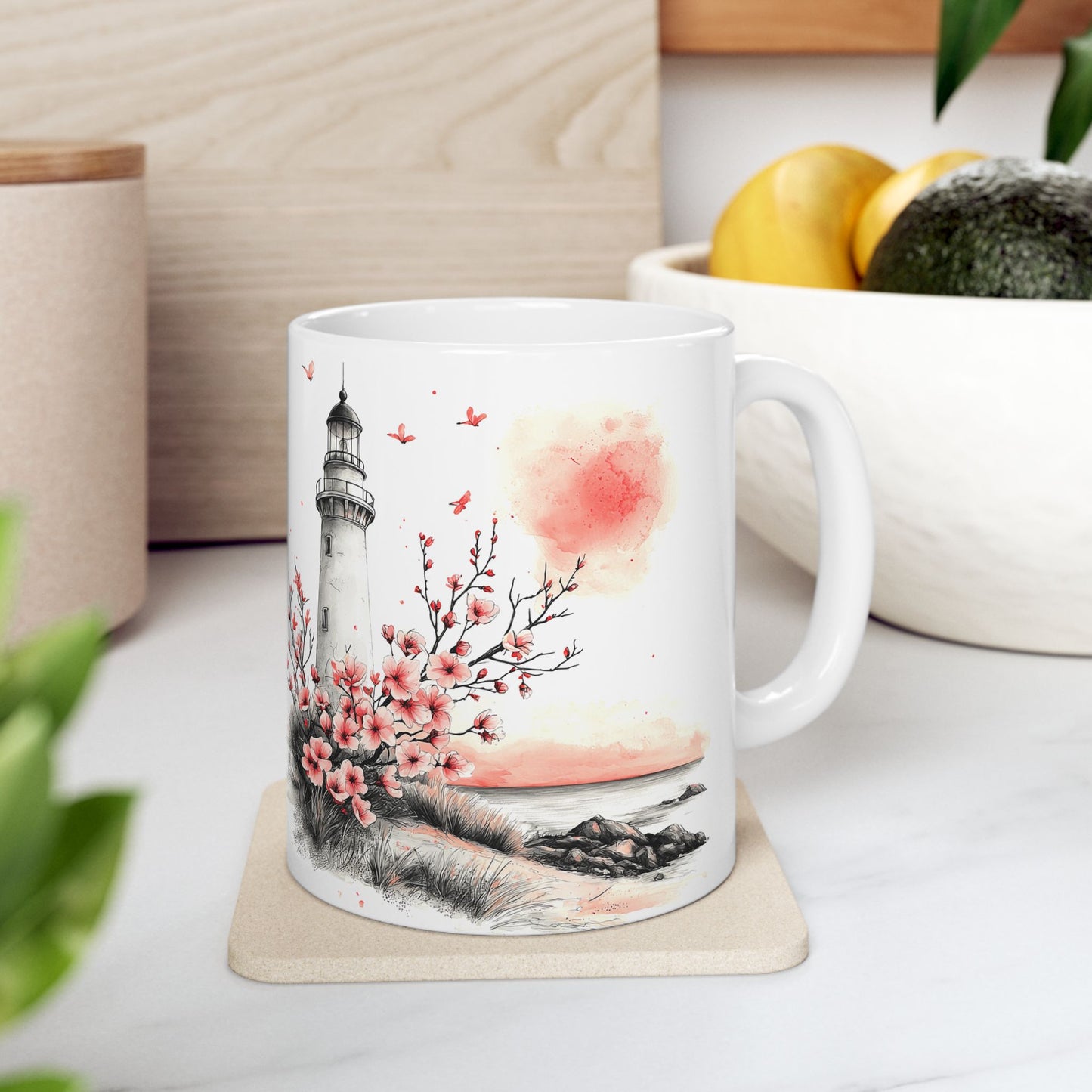 JAFFIRMATIONS, Custom ceramic11oz designer coffee and tea cups