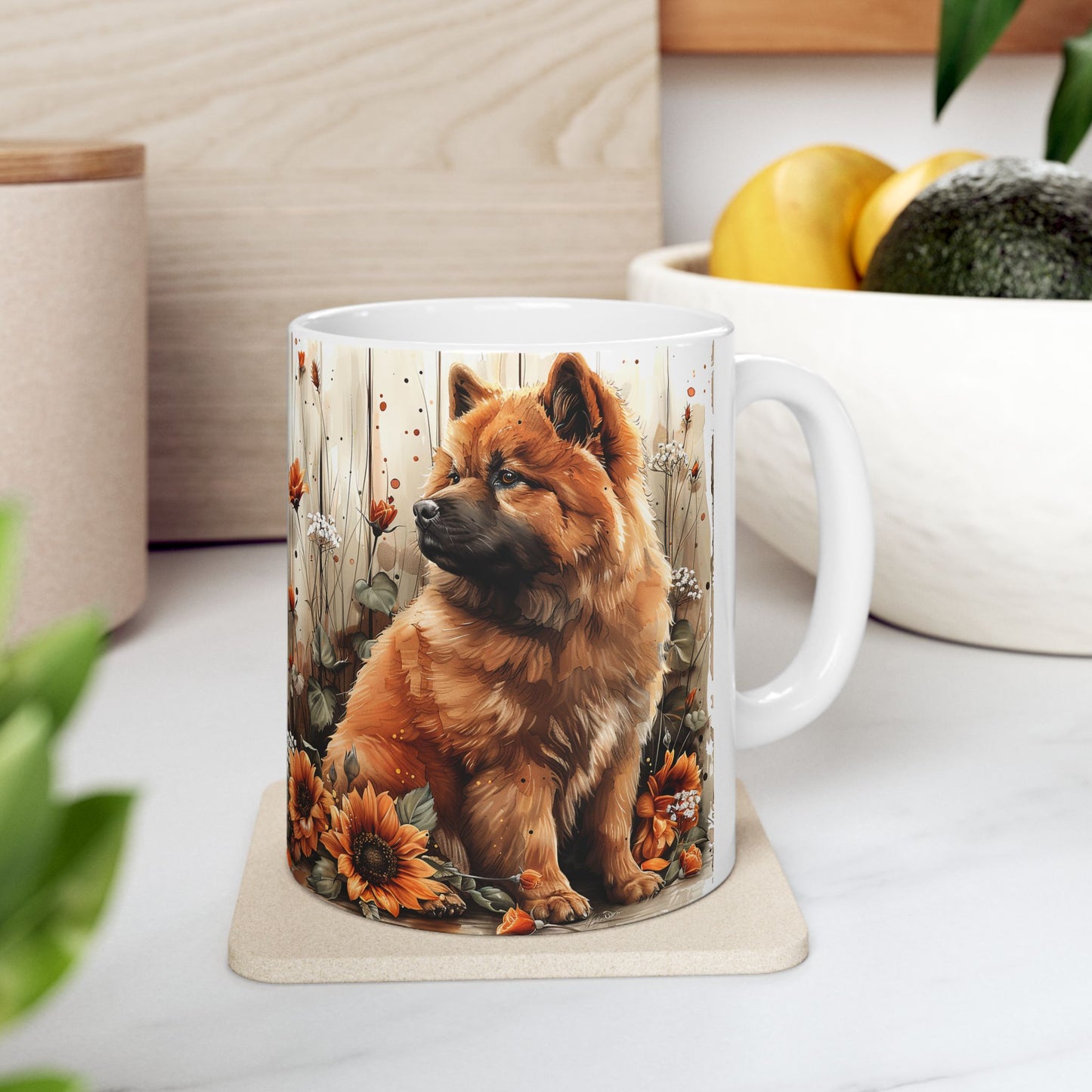 Ceramic Mug, (11oz,)