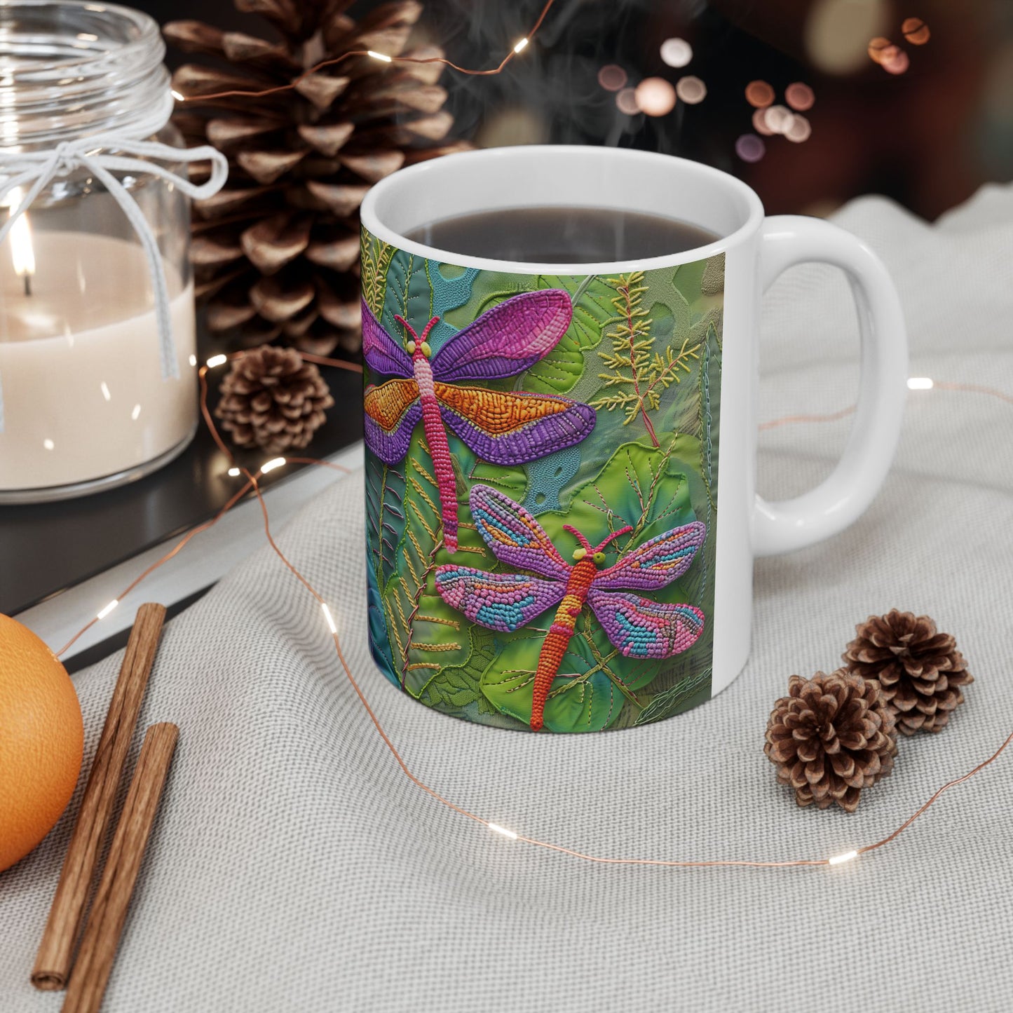 JAFFIRMATIONS, Custom ceramic11oz designer coffee and tea cups