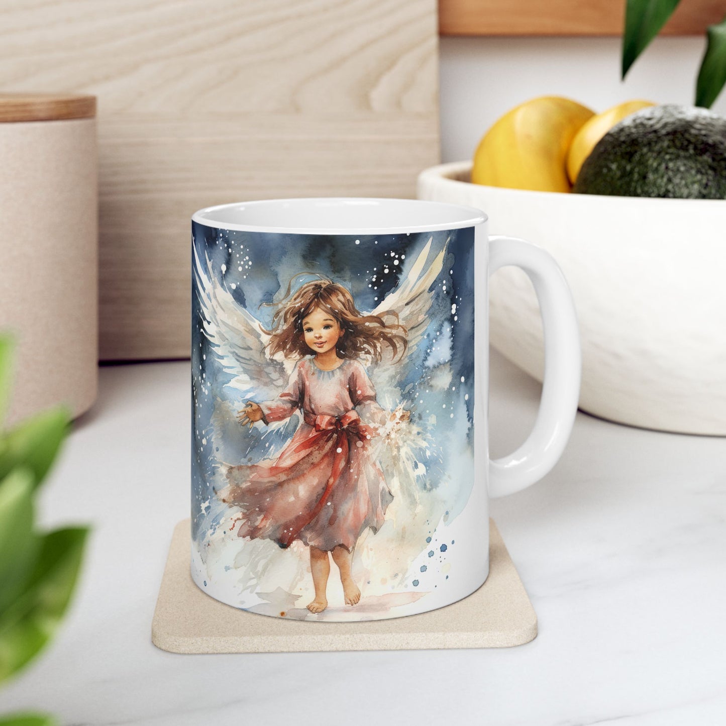 JAFFIRMATIONS, Custom ceramic11oz designer coffee and tea cups