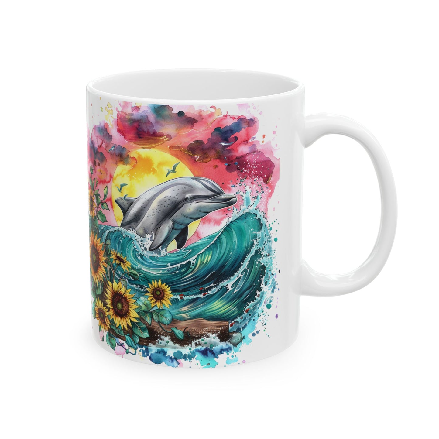 Ceramic Mug, (11oz, )