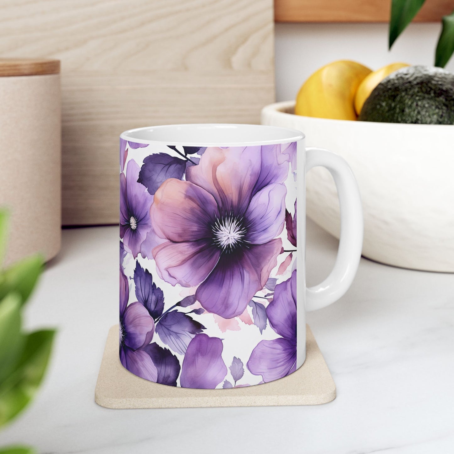 JAFFIRMATIONS, Custom ceramic11oz designer coffee and tea cups