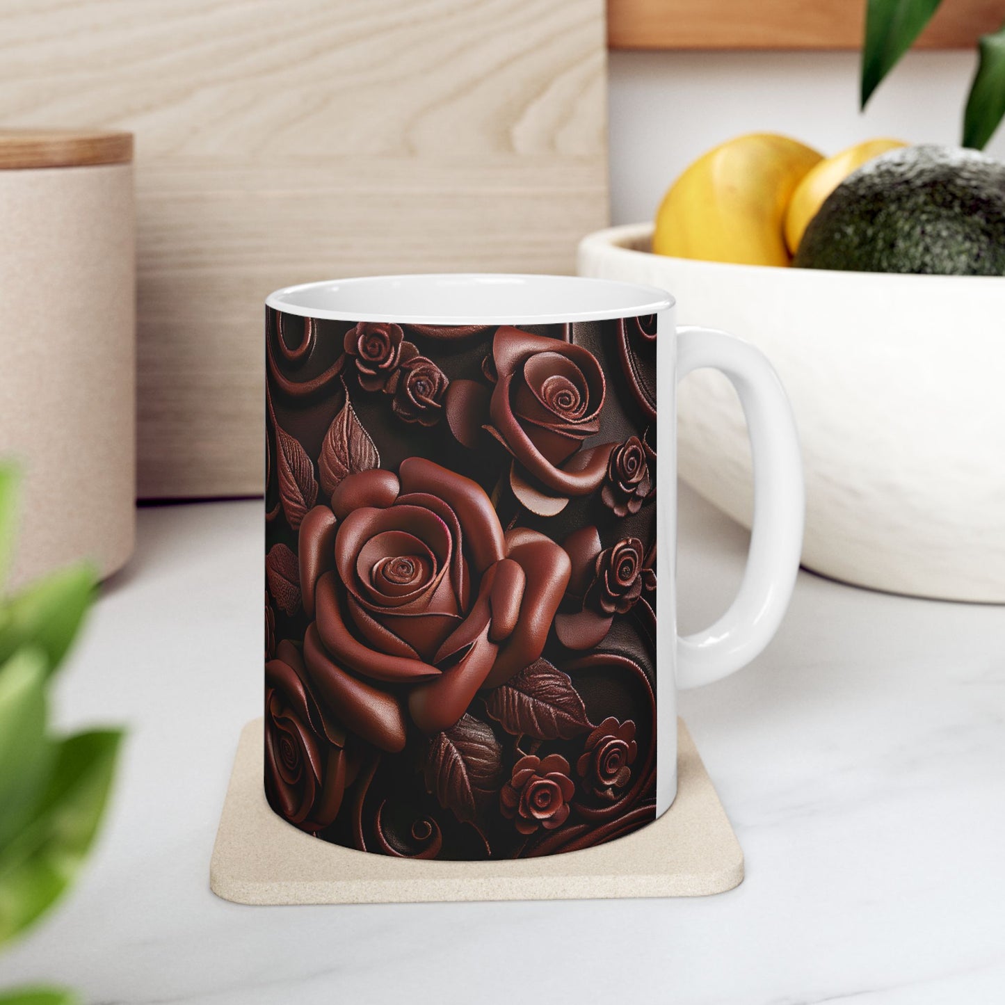 JAFFIRMATIONS, Custom ceramic11oz designer coffee and tea cups