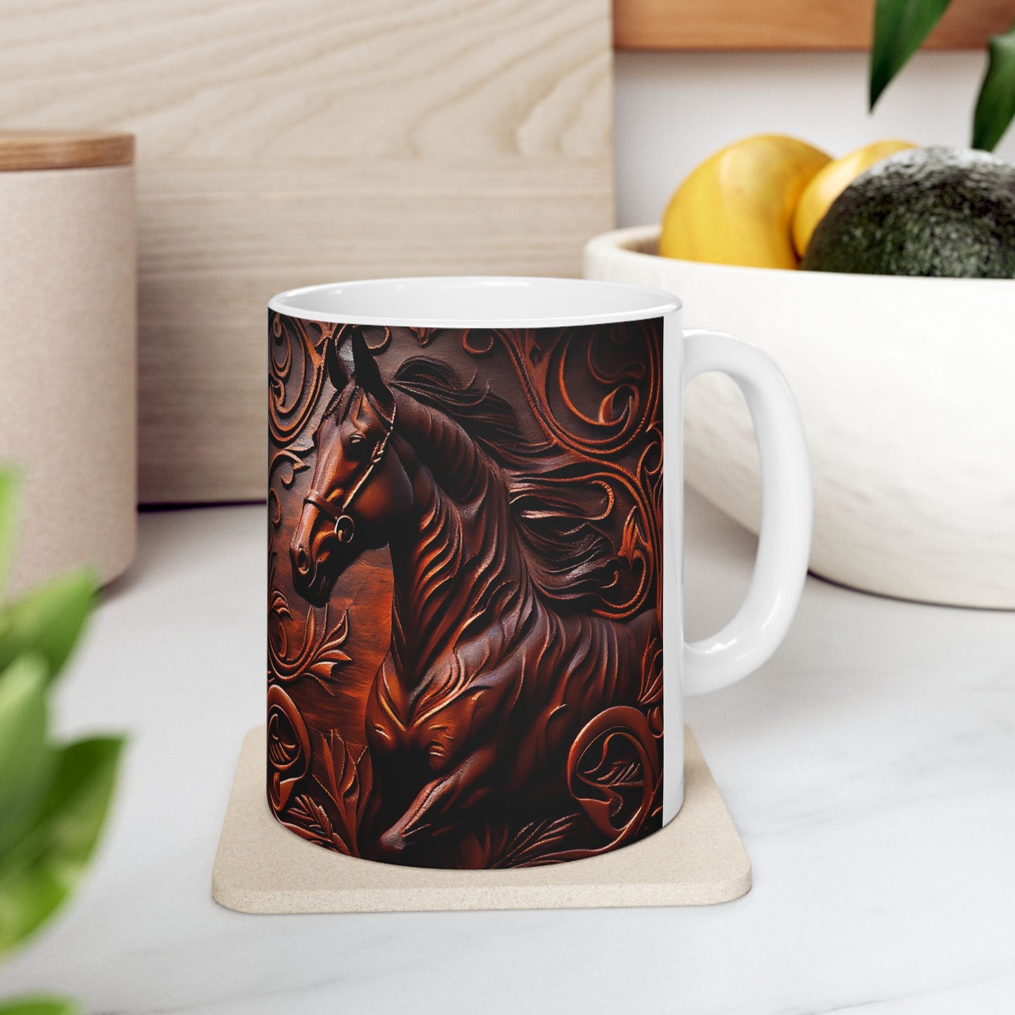 Ceramic Mug, (11oz,)