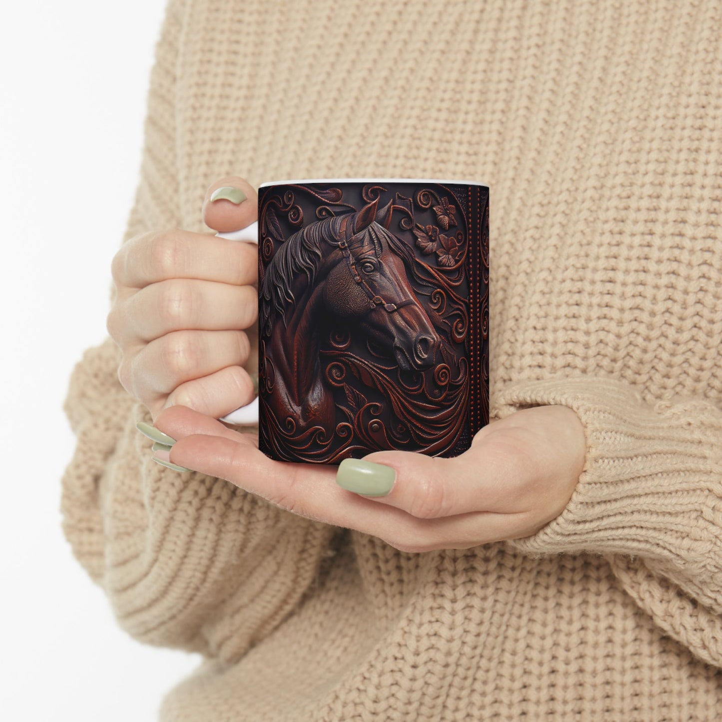 Ceramic Mug, (11oz,)