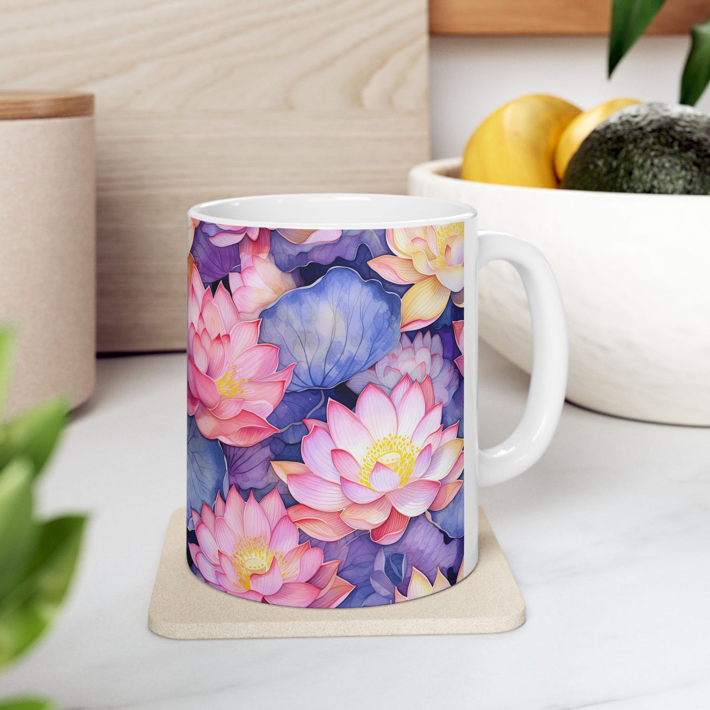 JAFFIRMATIONS, Custom ceramic11oz designer coffee and tea cups