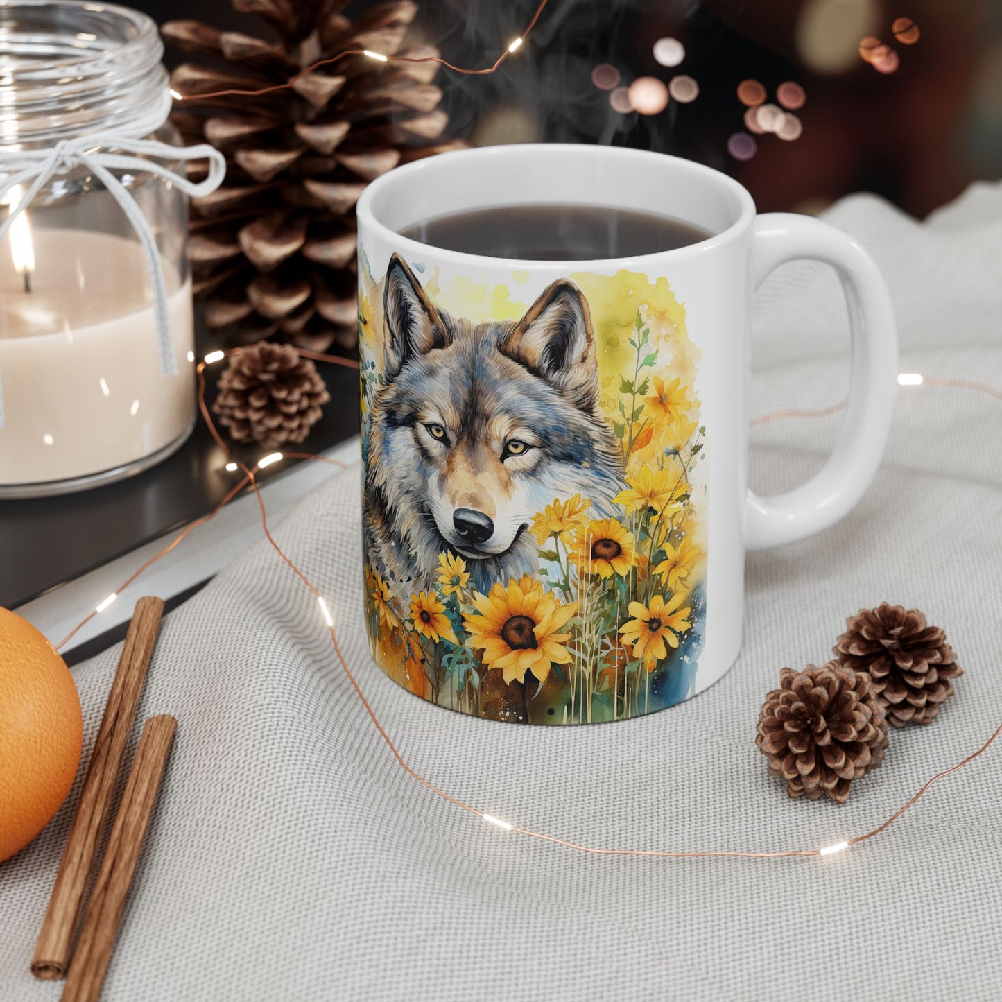 Ceramic Mug, (11oz, )