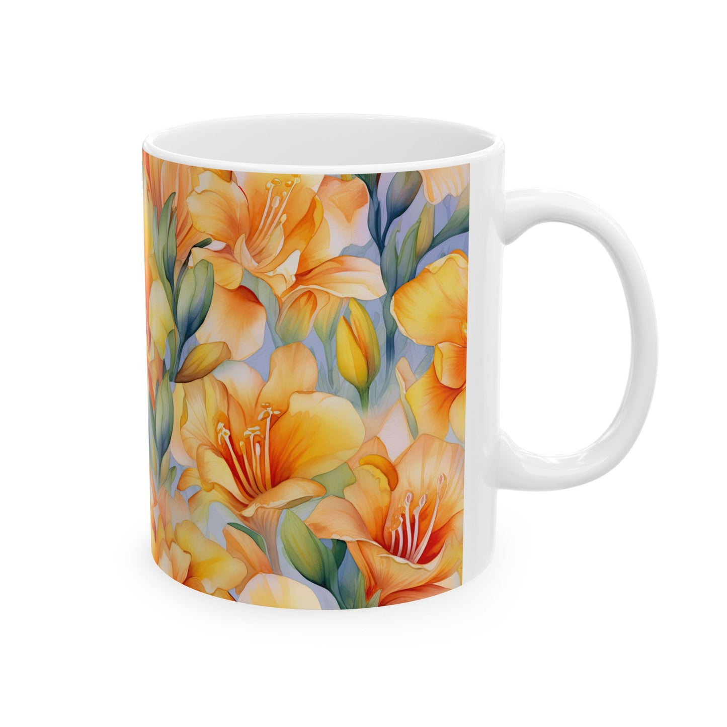 JAFFIRMATIONS, Custom ceramic11oz designer coffee and tea cups