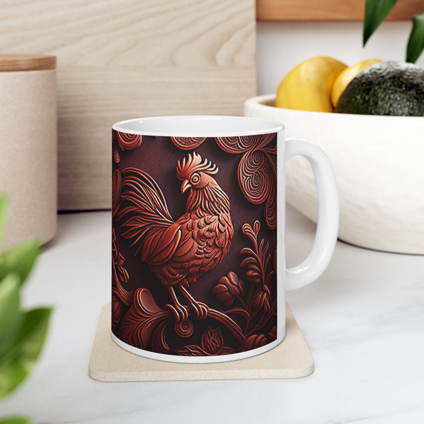 Ceramic Mug, (11oz,)