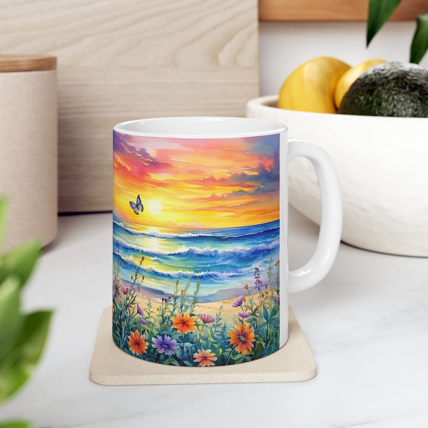 Ceramic Mug, (11oz,)