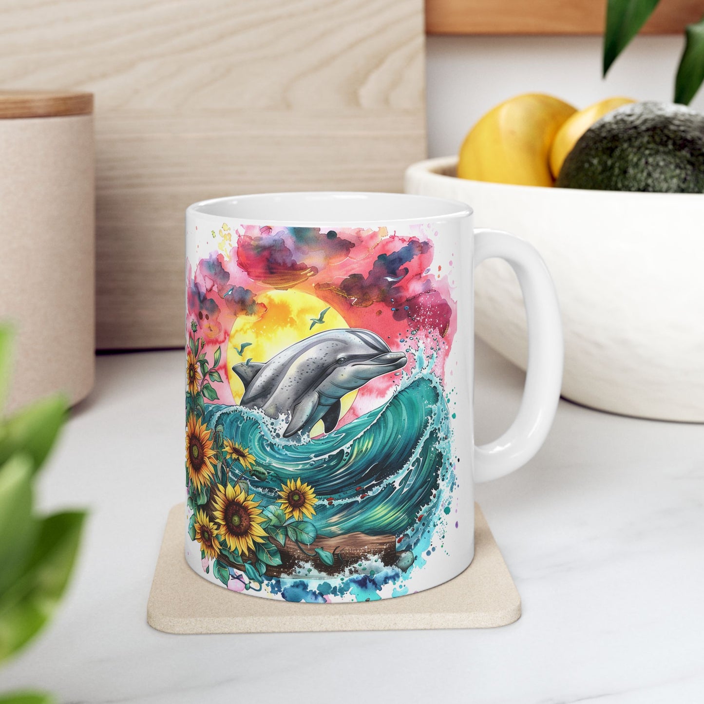 Ceramic Mug, (11oz, )