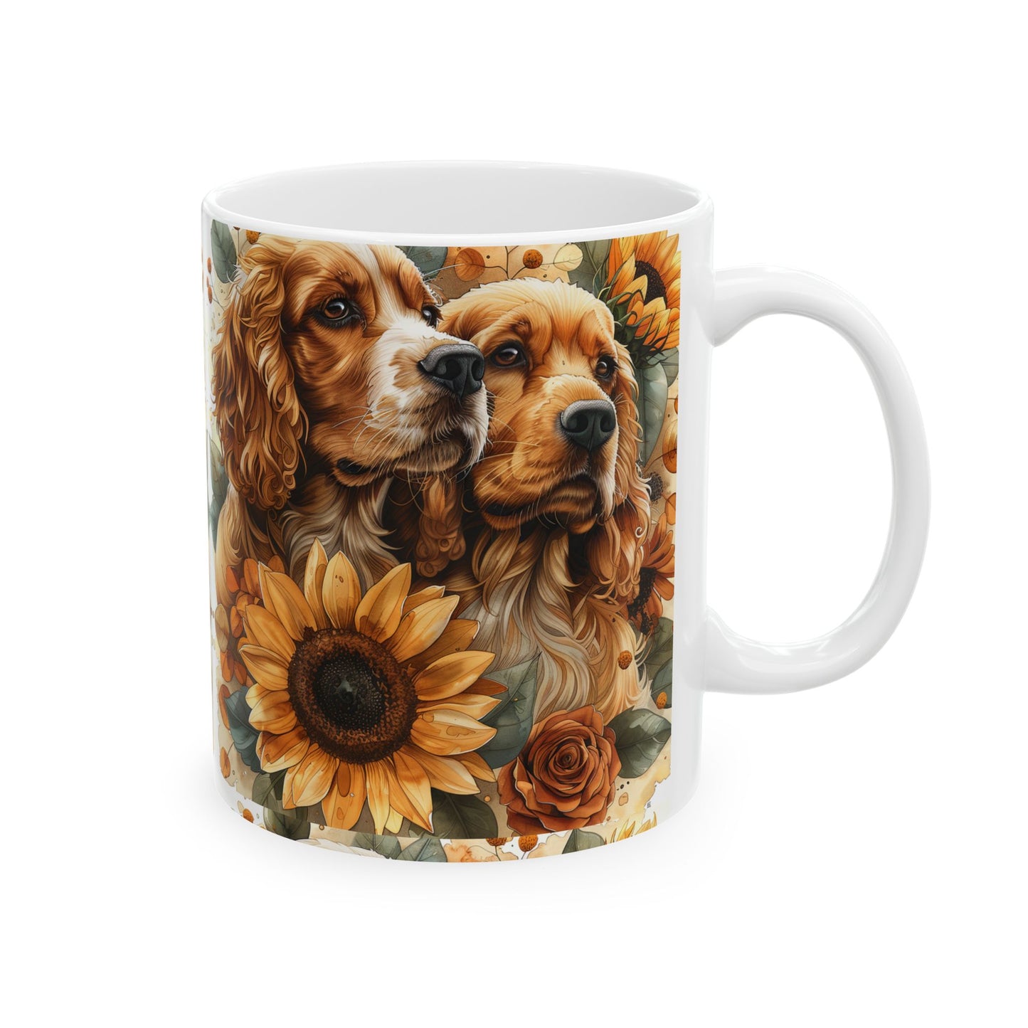 Ceramic Mug, (11oz,)